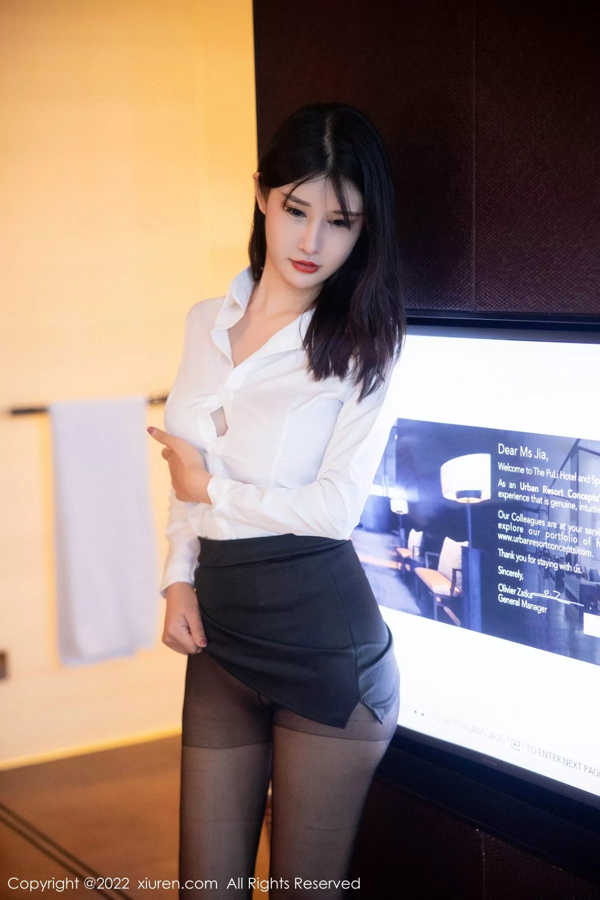 图片[15]-[XiuRen秀人网]第5578期夏沫沫写真-秀人集