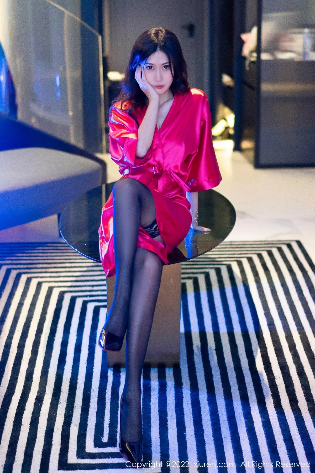 图片[2]-[XiuRen秀人网]第5586期阿姣写真-秀人集