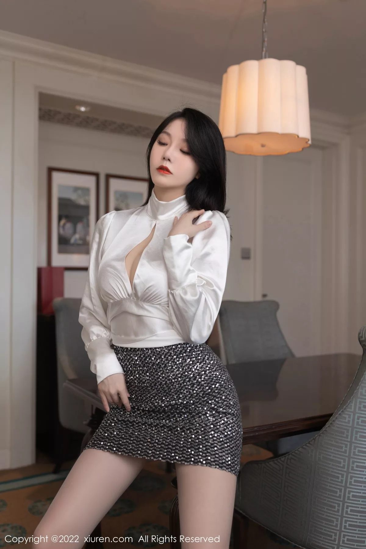 图片[4]-[XiuRen秀人网]第5480期安然写真-秀人集