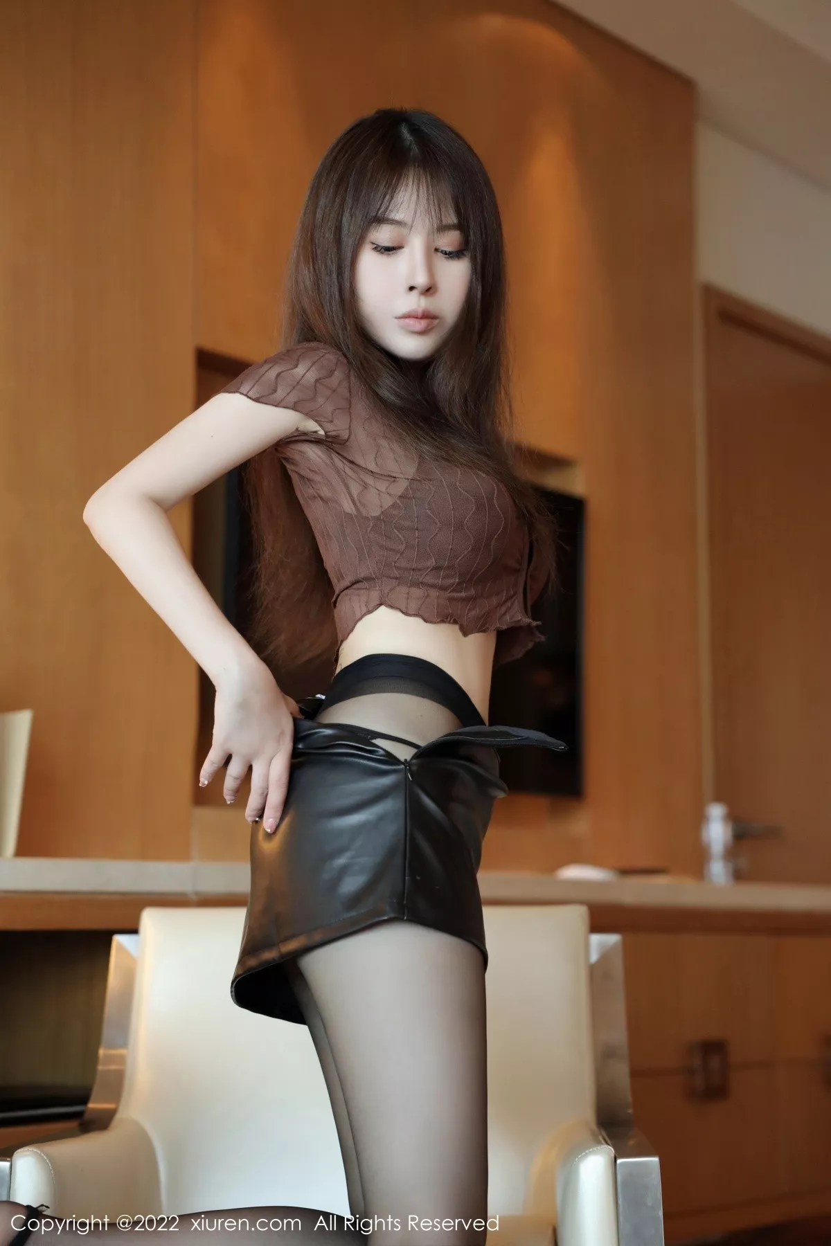 图片[9]-[XiuRen秀人网]第5649期艾莉写真-秀人集