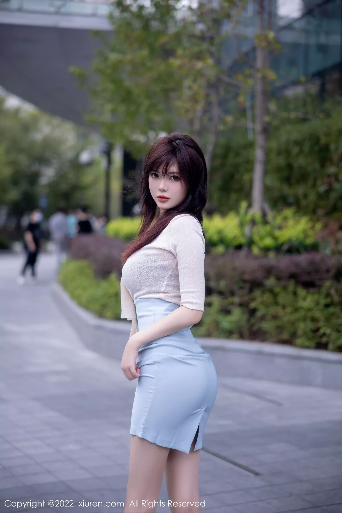 图片[5]-[XiuRen秀人网]第5704期薇薇写真-秀人集