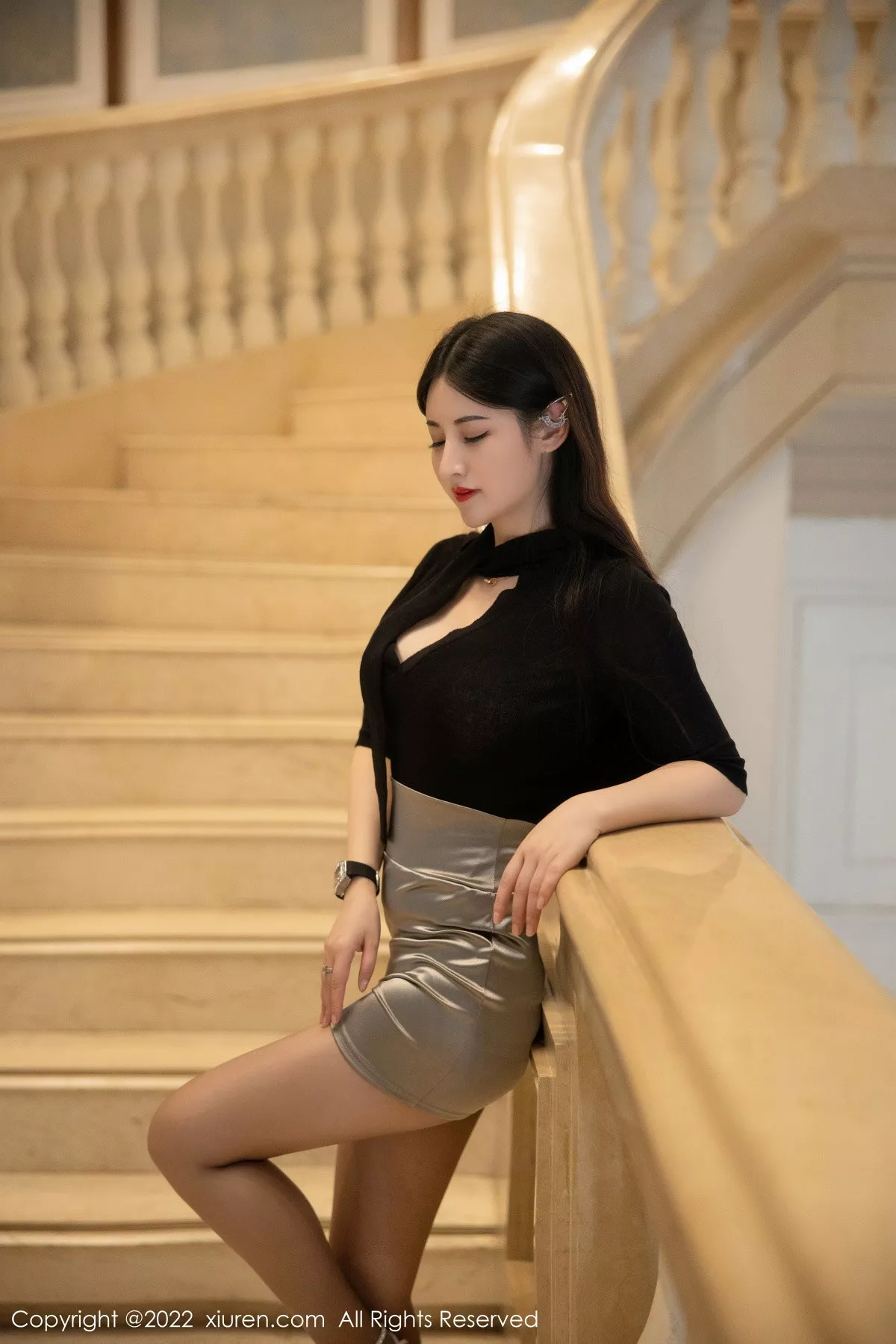 图片[5]-[XiuRen秀人网]第5829期诗诗写真-秀人集