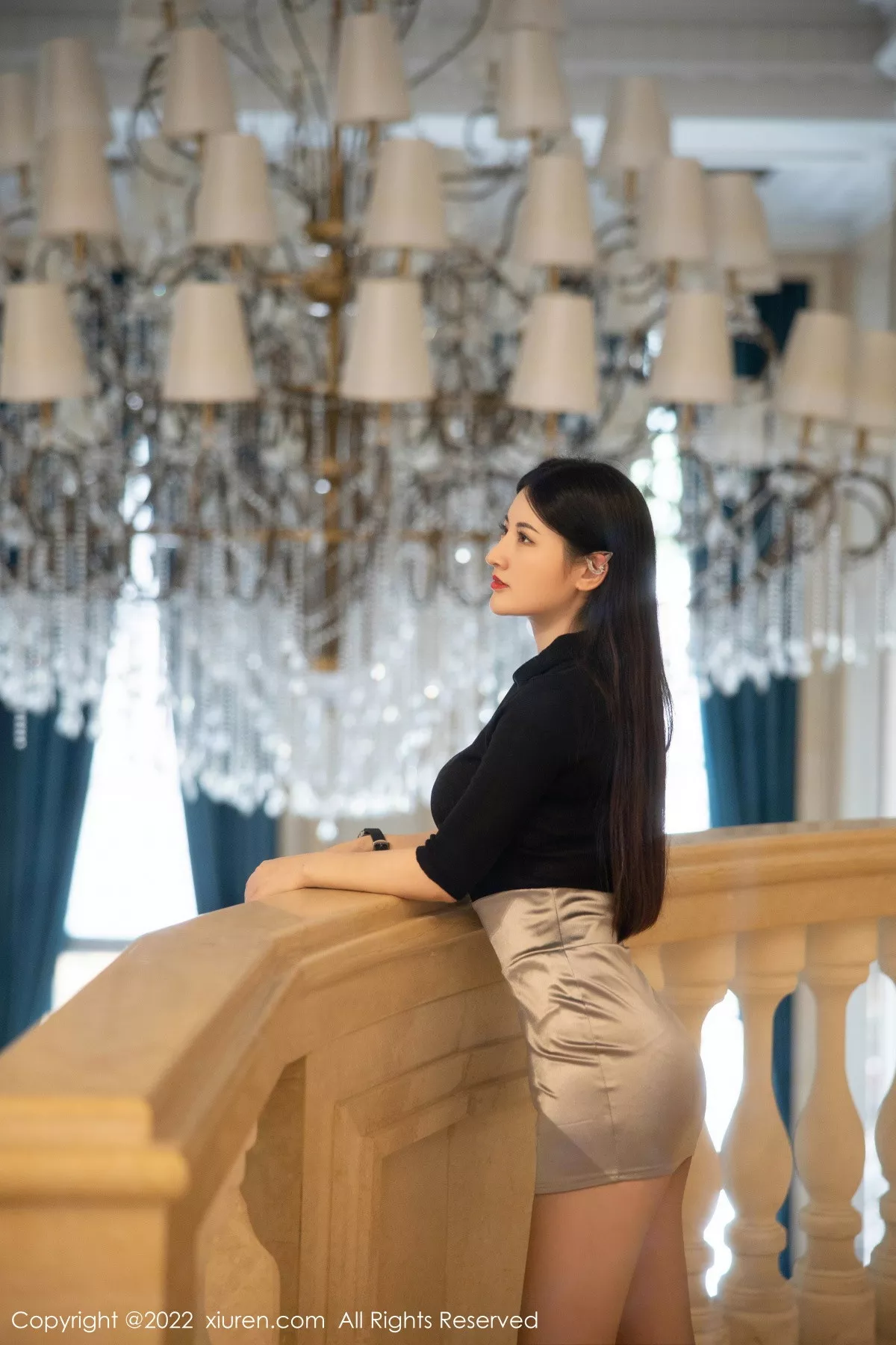 图片[3]-[XiuRen秀人网]第5829期诗诗写真-秀人集