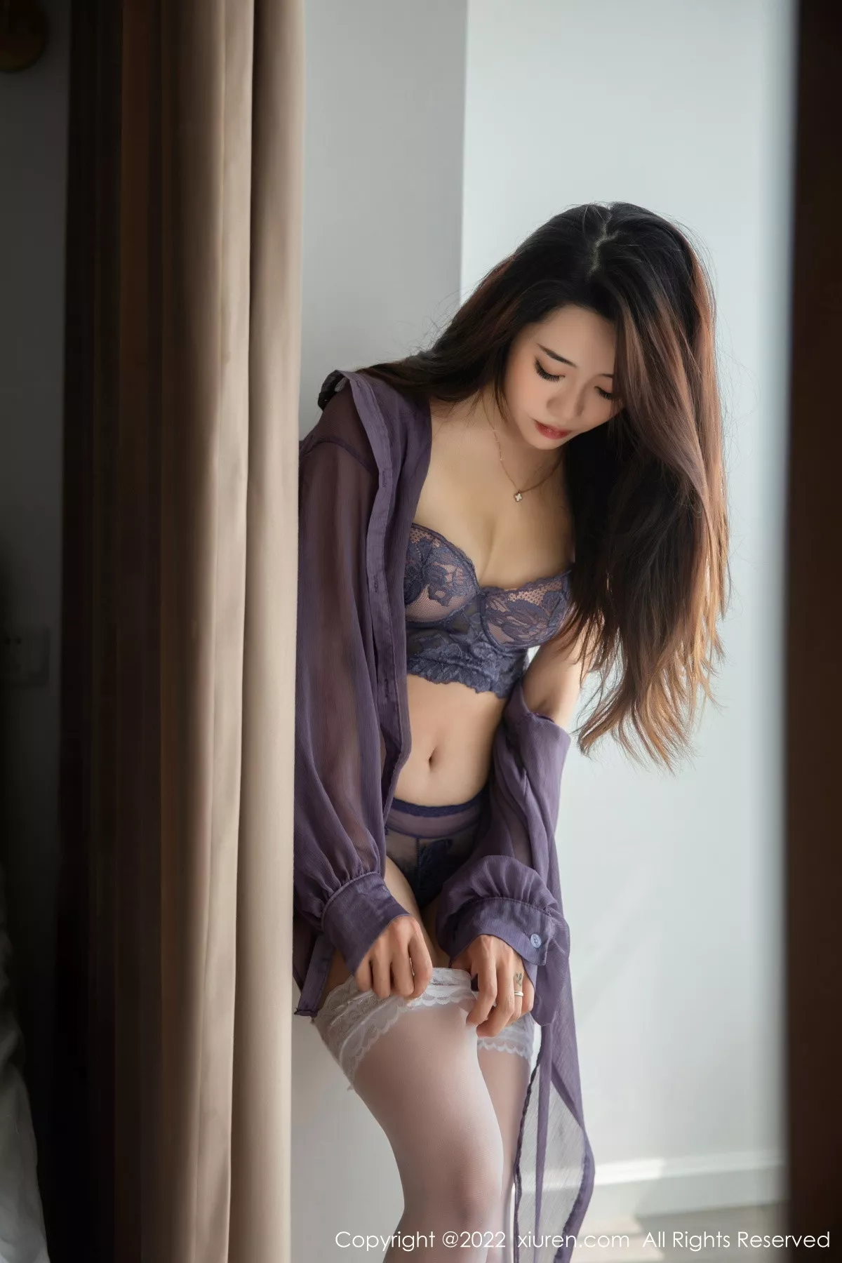 图片[2]-[XiuRen秀人网]第5884期严利娅写真-秀人集