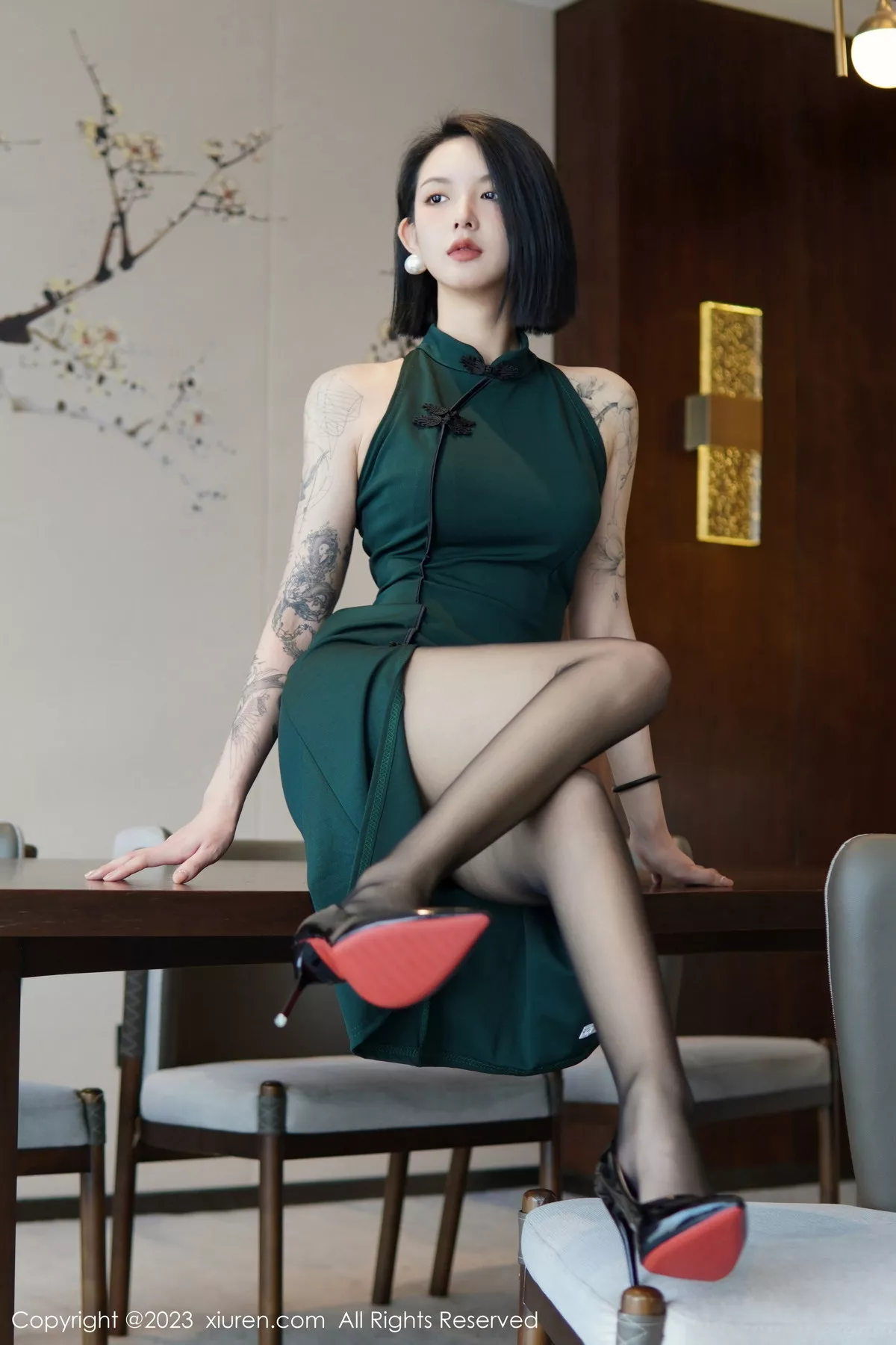 图片[4]-[XiuRen秀人网]第6205期乔一一写真-秀人集