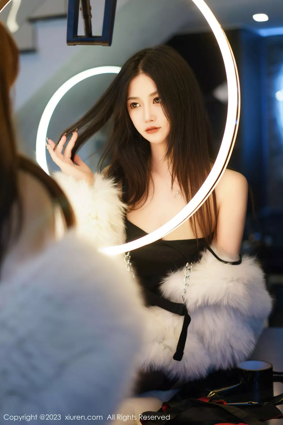 图片[6]-[XiuRen秀人网]第6162期阿姣写真-秀人集