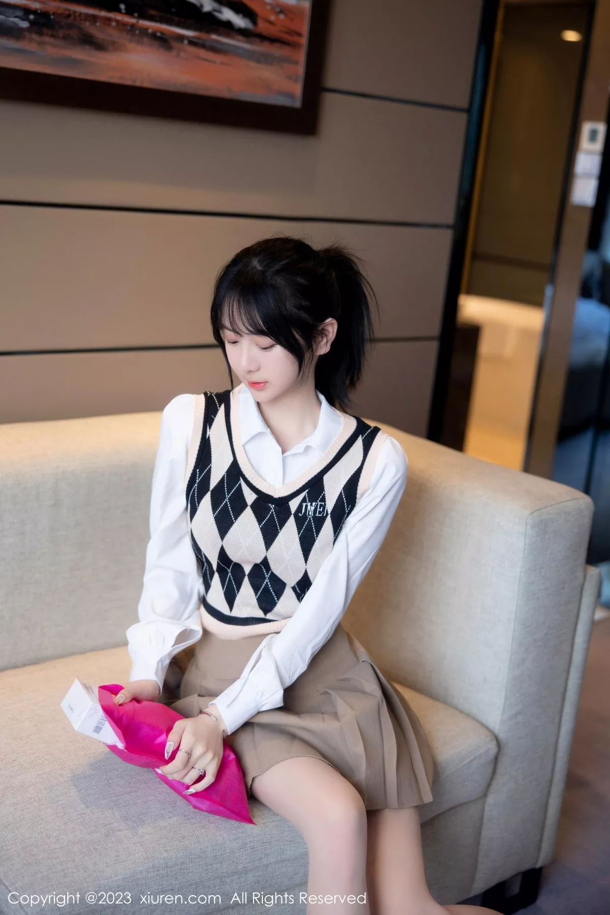 图片[8]-[XiuRen秀人网]第6329期谢小蒽写真-秀人集