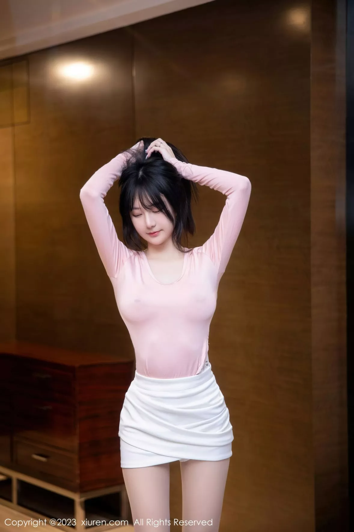 图片[9]-[XiuRen秀人网]第6367期谢小蒽写真-秀人集