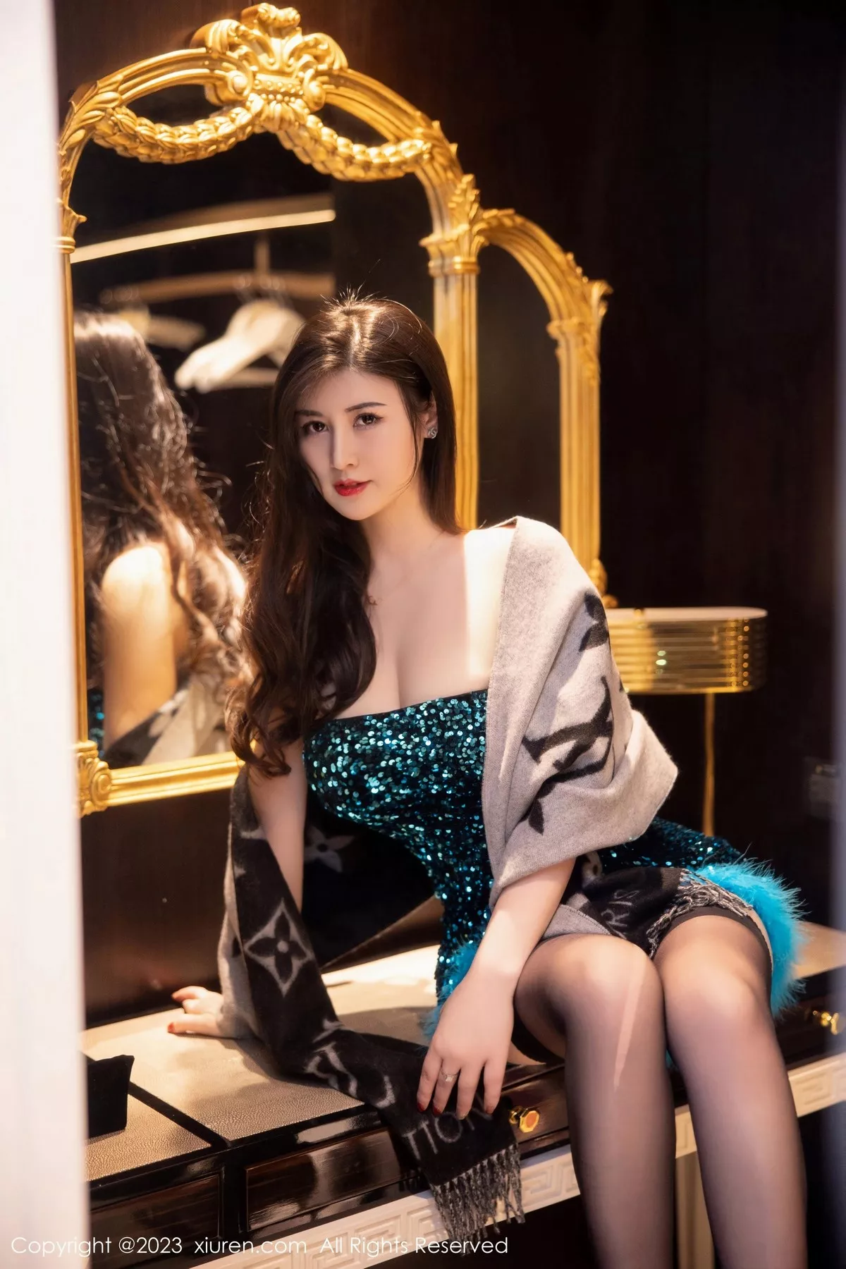 图片[16]-[XiuRen秀人网]第6384期诗诗写真-秀人集