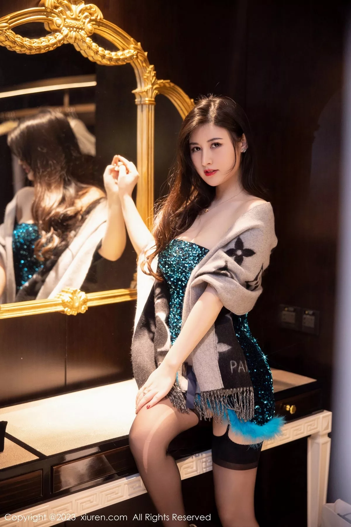 图片[11]-[XiuRen秀人网]第6384期诗诗写真-秀人集