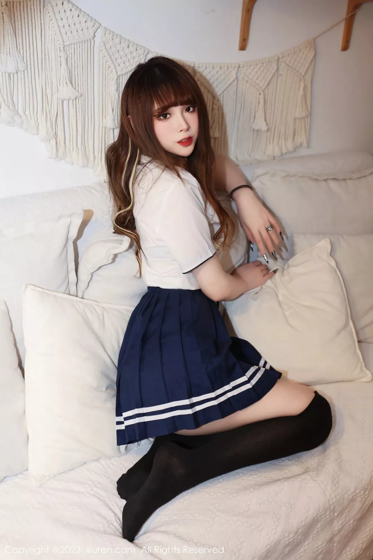 图片[13]-[XiuRen秀人网]第6381期白小喵写真-秀人集