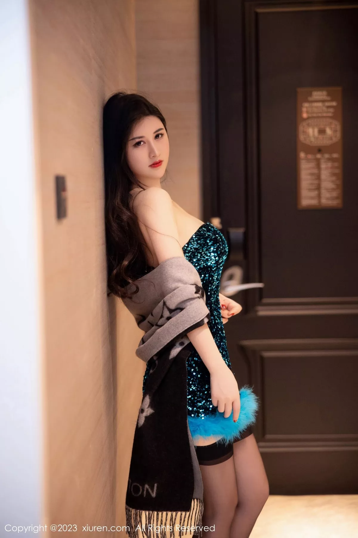 图片[4]-[XiuRen秀人网]第6384期诗诗写真-秀人集