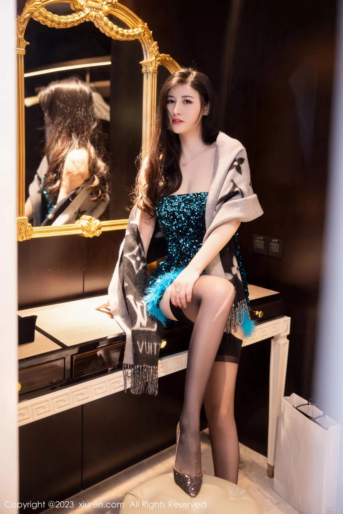 图片[13]-[XiuRen秀人网]第6384期诗诗写真-秀人集