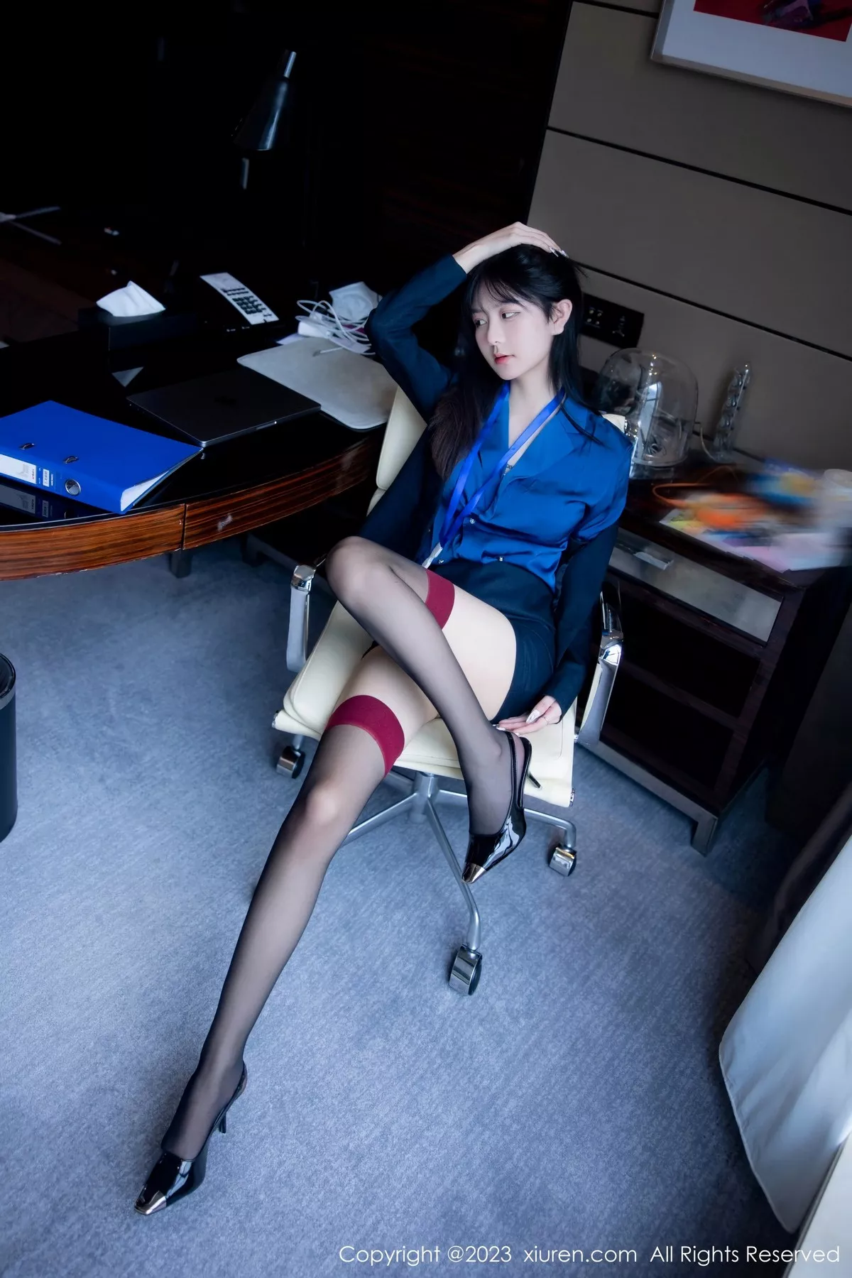 图片[20]-[XiuRen秀人网]第6407期谢小蒽写真-秀人集