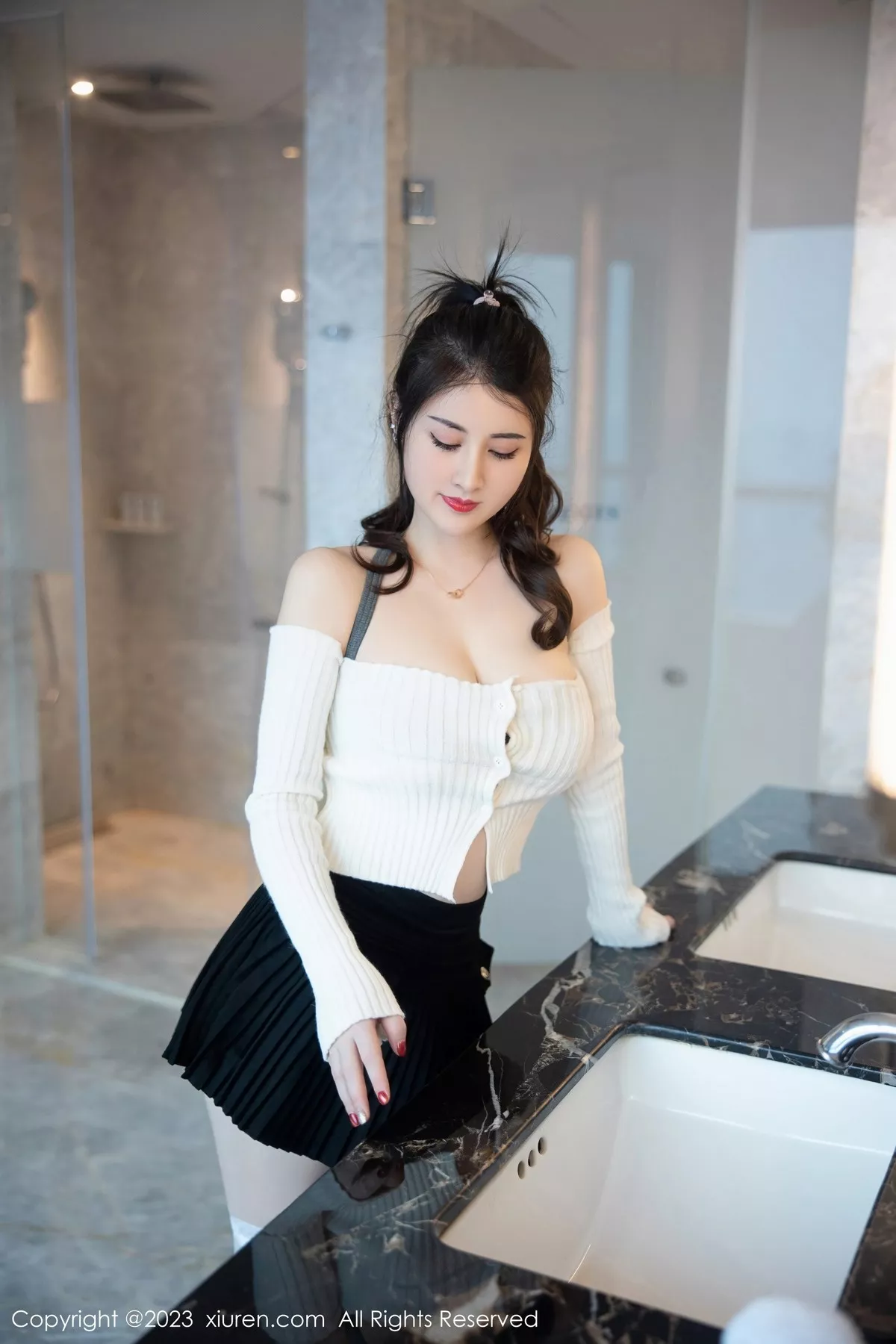 图片[5]-[XiuRen秀人网]第6484期诗诗写真-秀人集