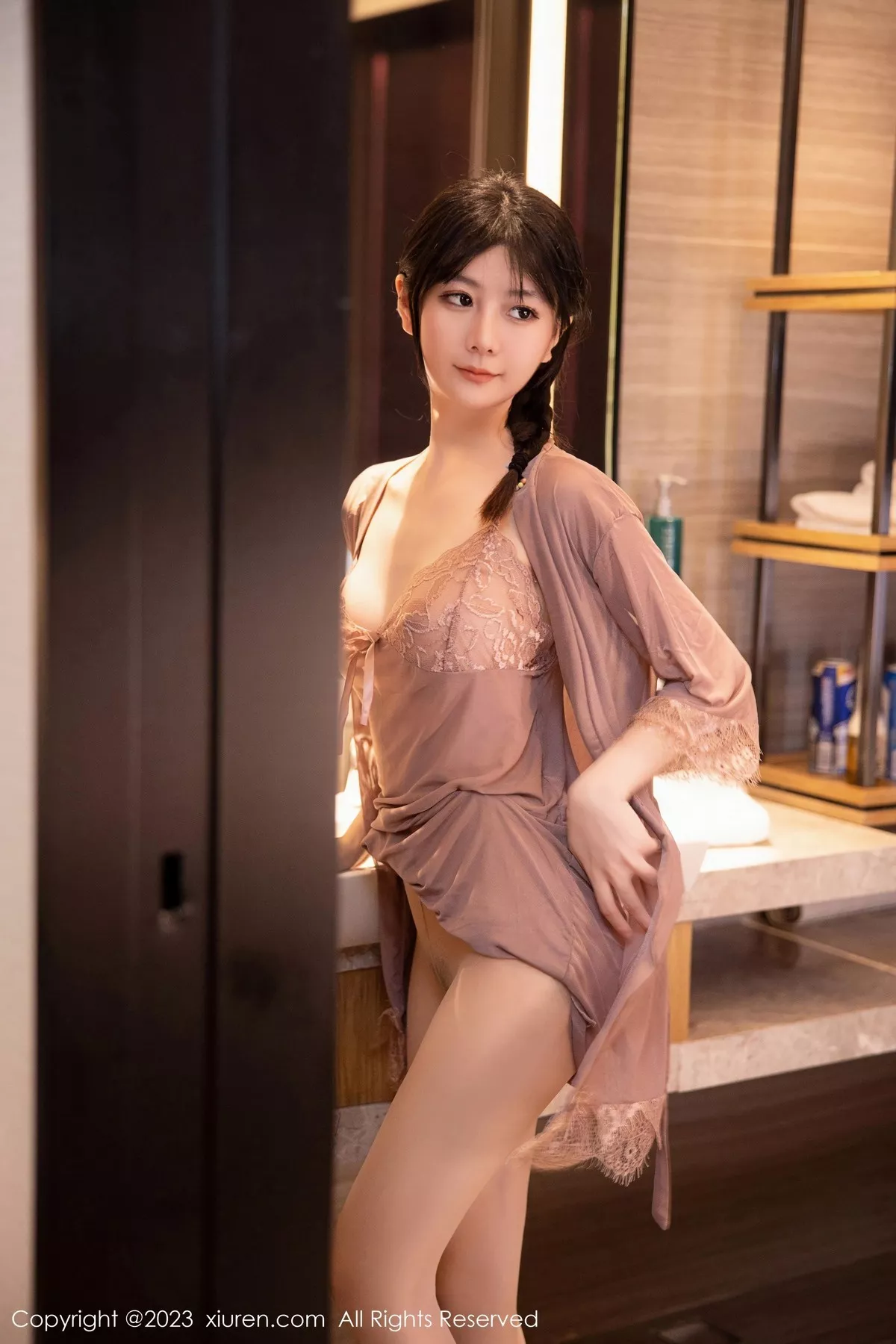 图片[2]-[XiuRen秀人网]第6558期谢小蒽写真-秀人集