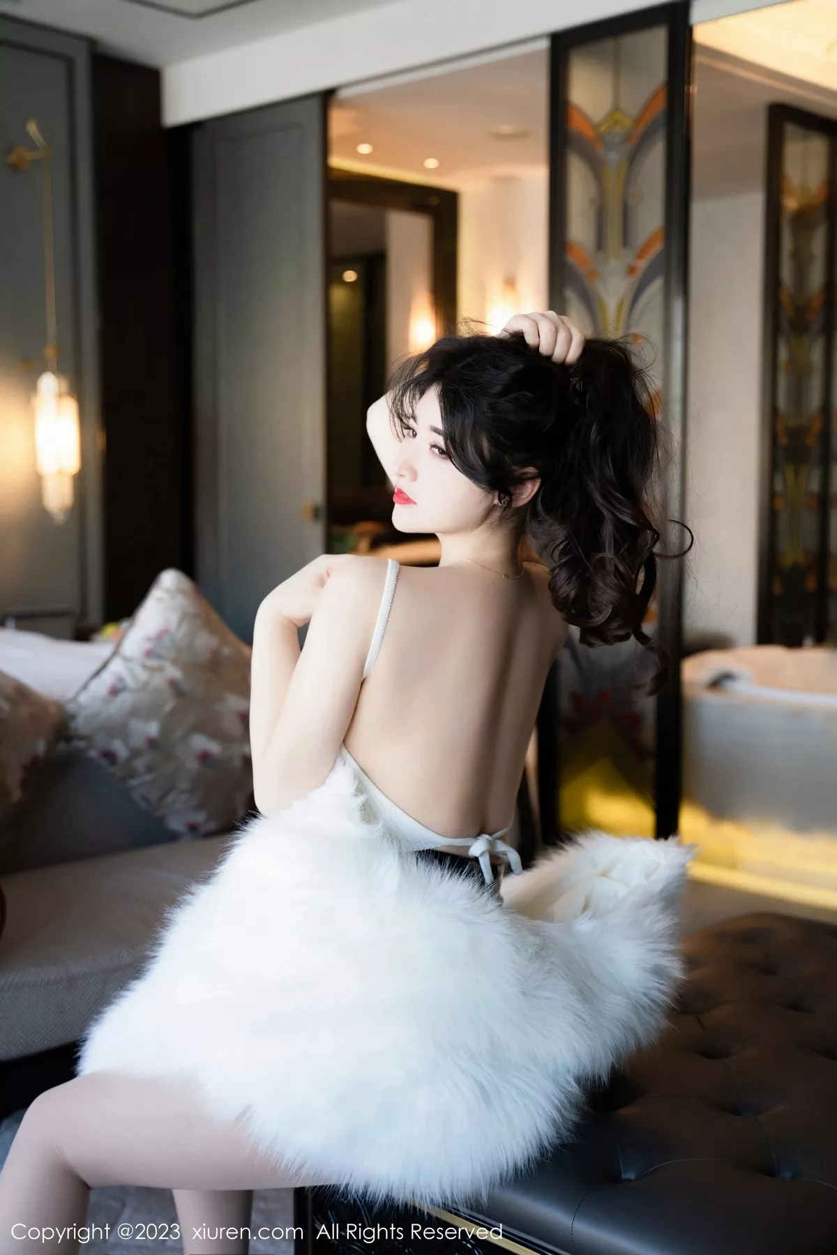 图片[7]-[XiuRen秀人网]第6568期诗诗写真-秀人集