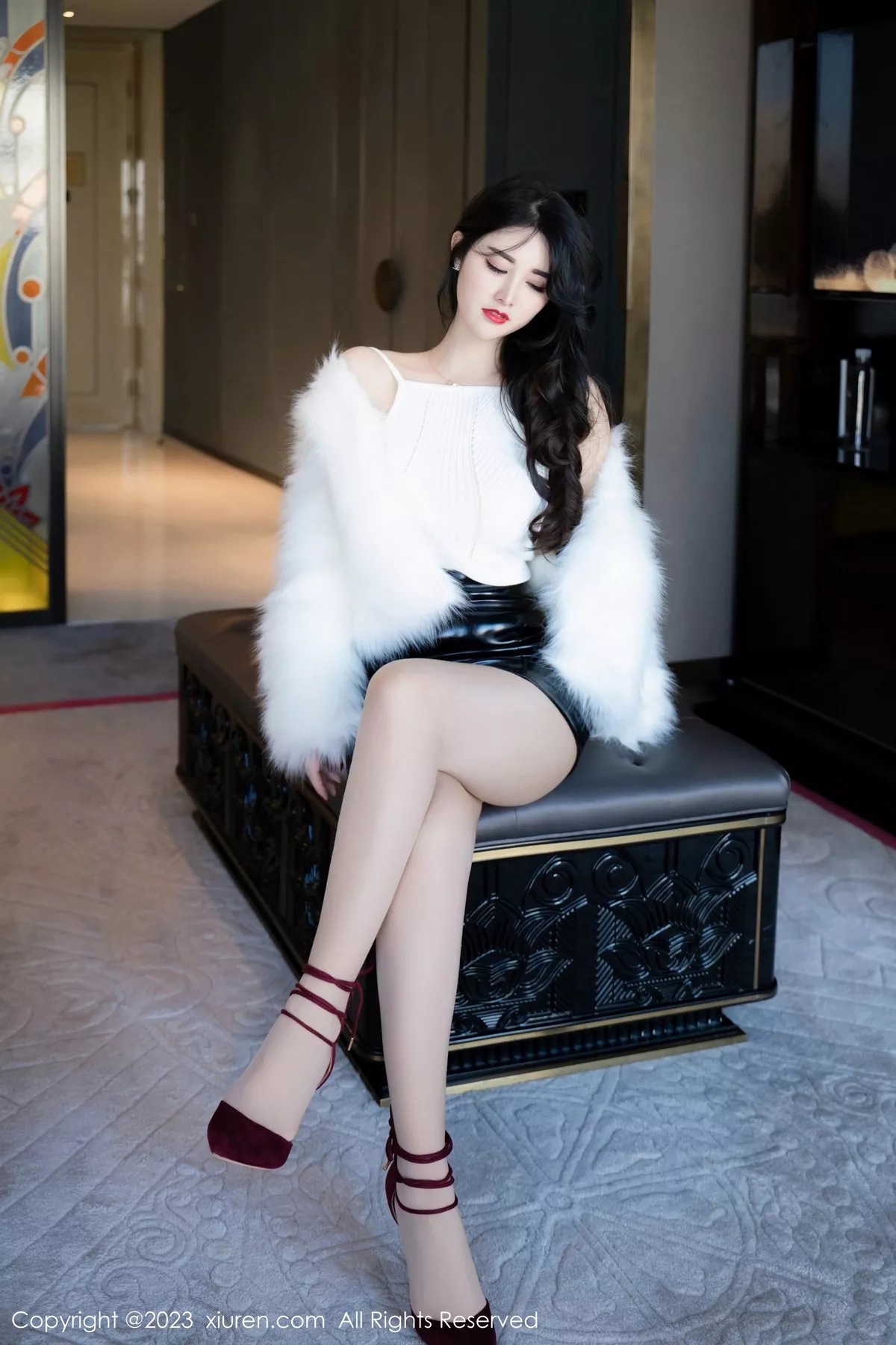 图片[6]-[XiuRen秀人网]第6568期诗诗写真-秀人集