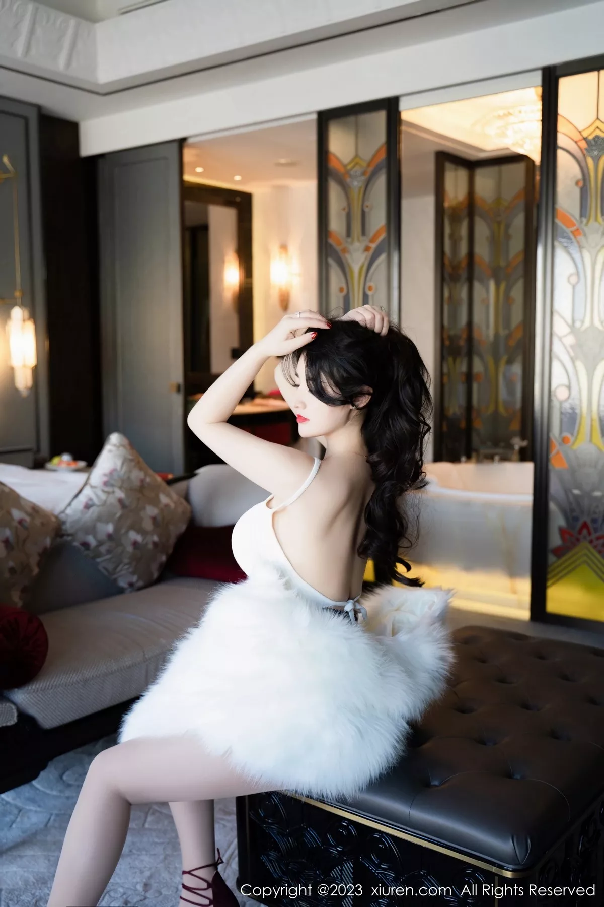 图片[18]-[XiuRen秀人网]第6568期诗诗写真-秀人集