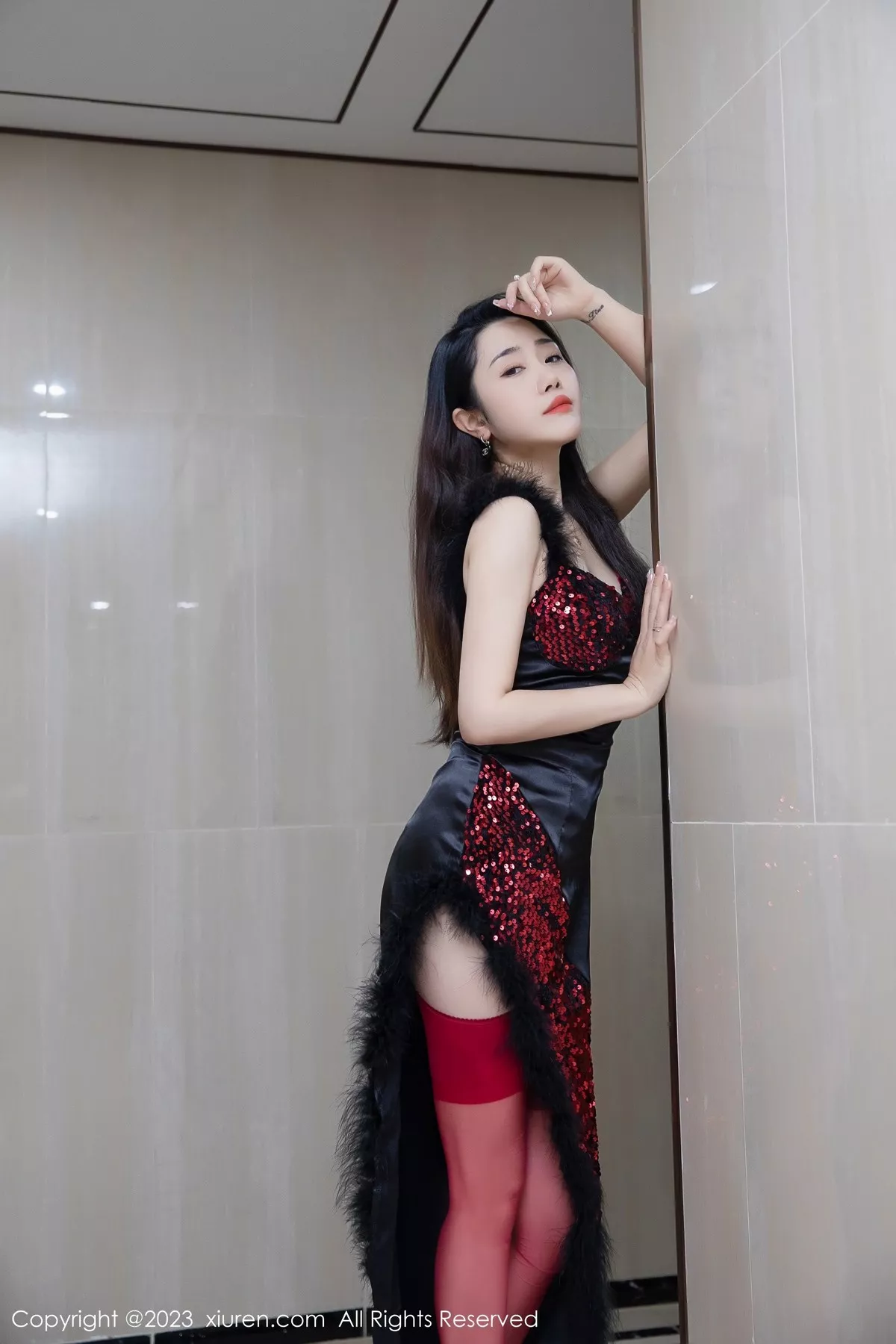 图片[9]-[XiuRen秀人网]第6587期严利娅写真-秀人集