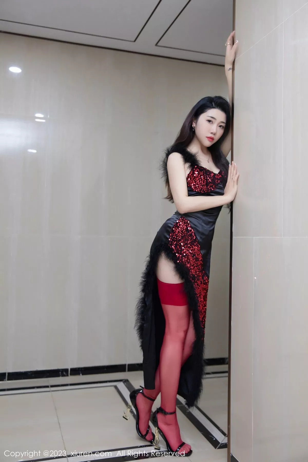 图片[8]-[XiuRen秀人网]第6587期严利娅写真-秀人集