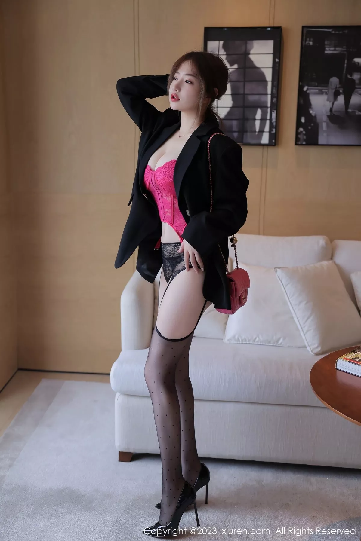 图片[2]-[XiuRen秀人网]第6644期养乐多写真-秀人集