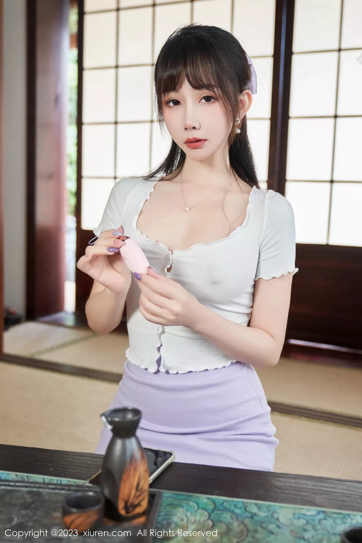 图片[7]-[XiuRen秀人网]第6820期波巧酱写真-秀人集