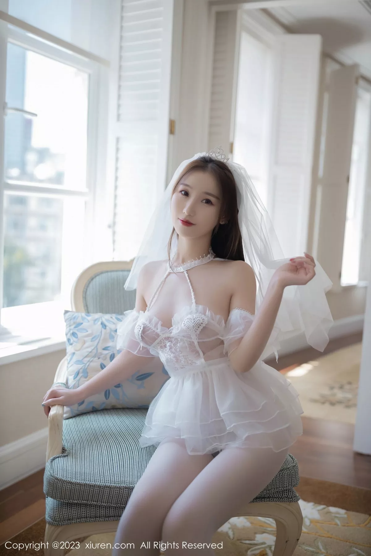 图片[2]-[XiuRen秀人网]第7104期杏子写真-秀人集