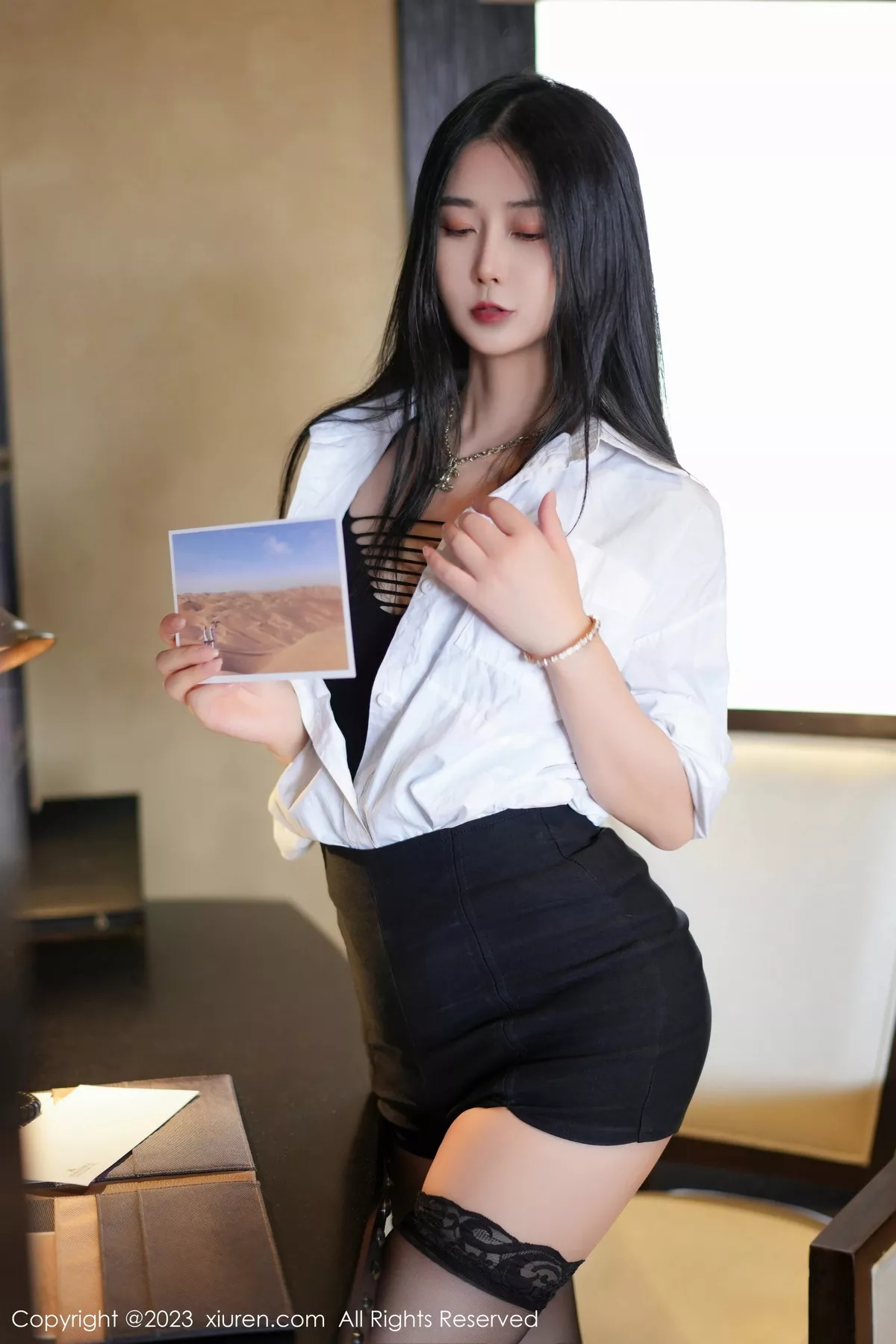 图片[7]-[XiuRen秀人网]第7215期阿姣写真-秀人集