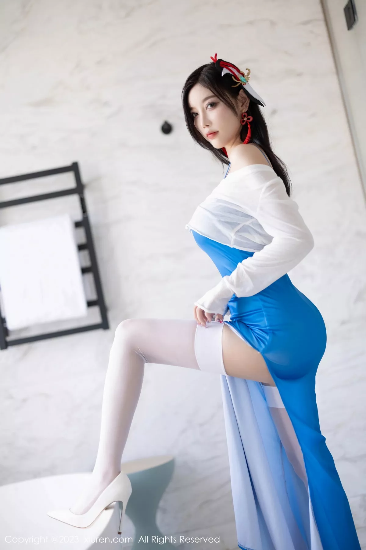 图片[7]-[XiuRen秀人网]第7135期杨晨晨写真-秀人集