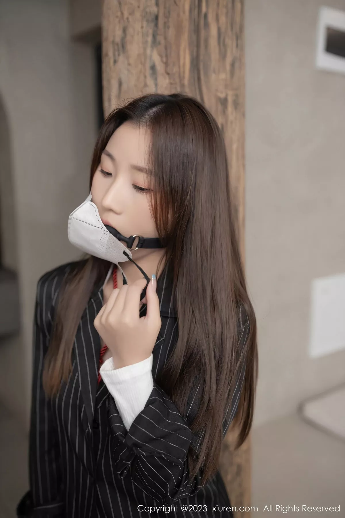 图片[5]-[XiuRen秀人网]第7141期杏子写真-秀人集