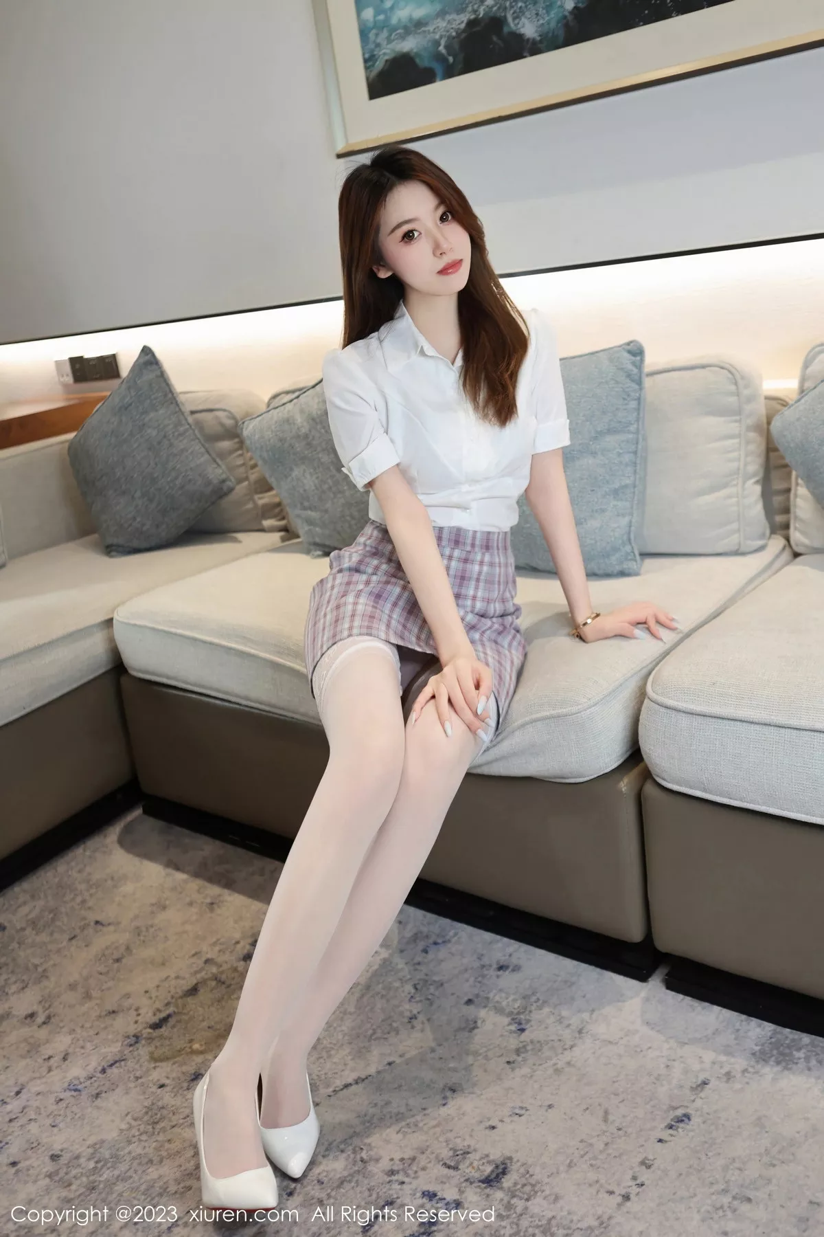 图片[3]-[XiuRen秀人网]第7312期小嘉敏写真-秀人集