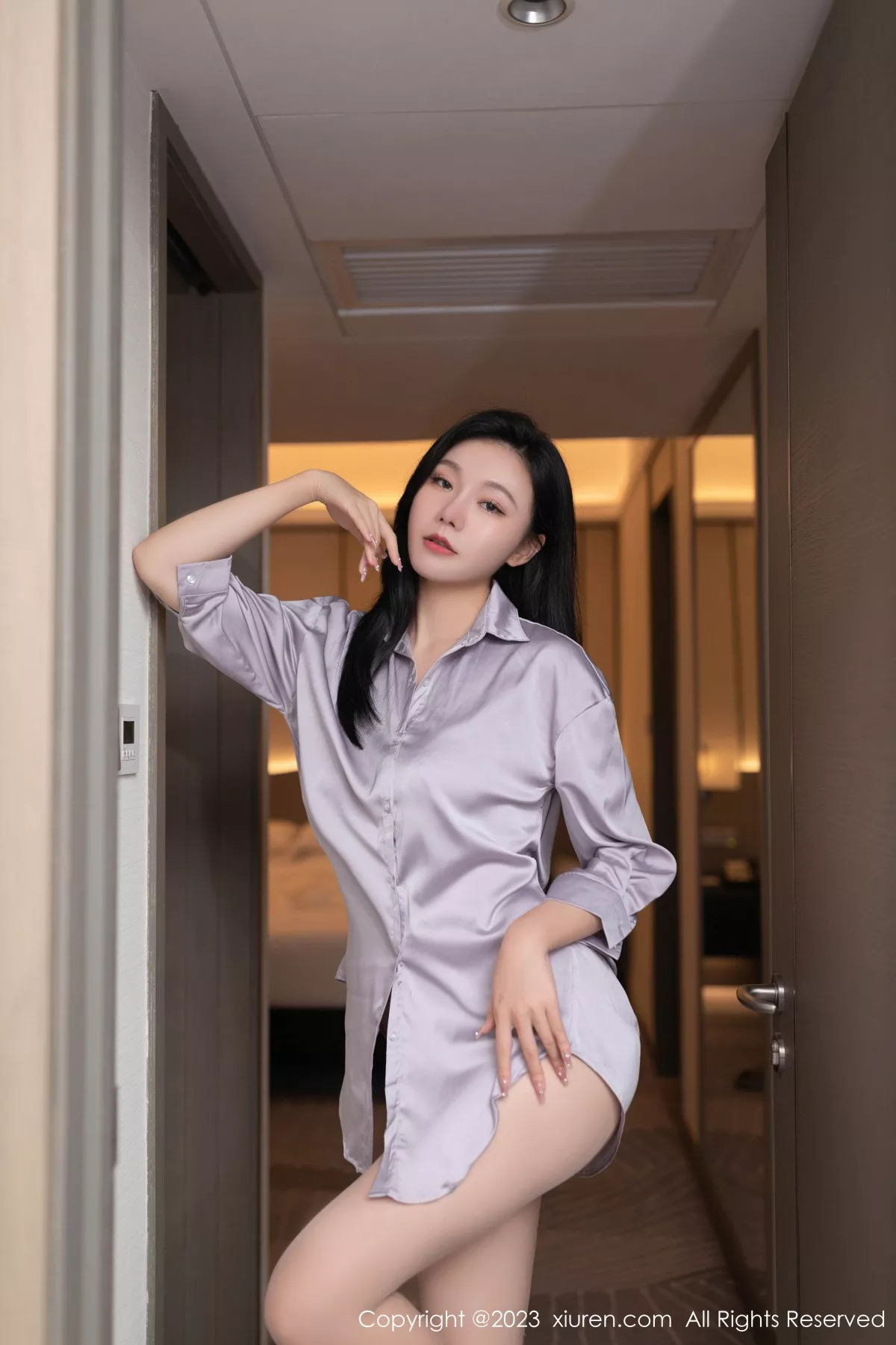 图片[2]-[XiuRen秀人网]第7376期安然写真-秀人集