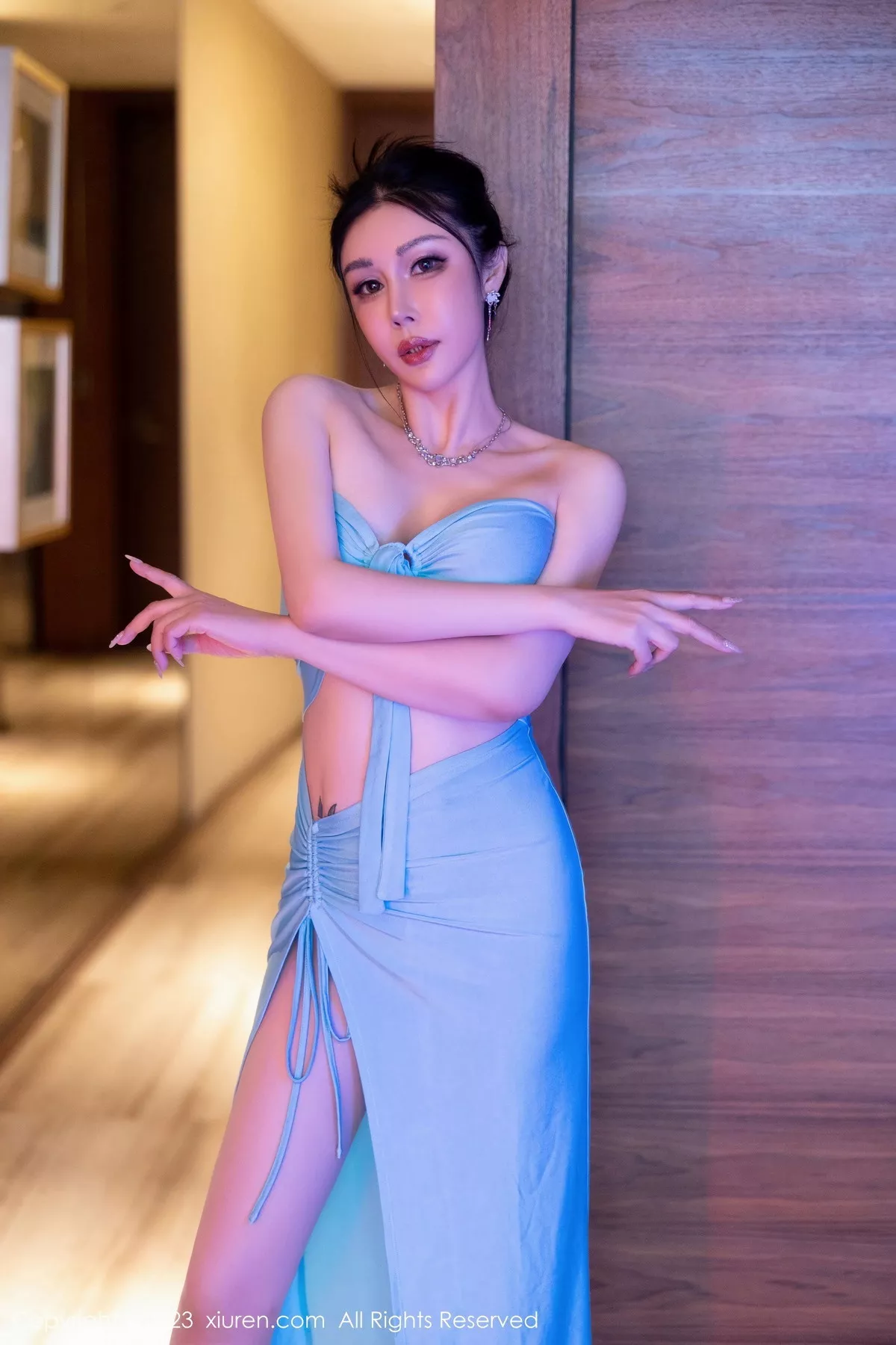 图片[2]-[XiuRen秀人网]第7446期田冰冰写真-秀人集