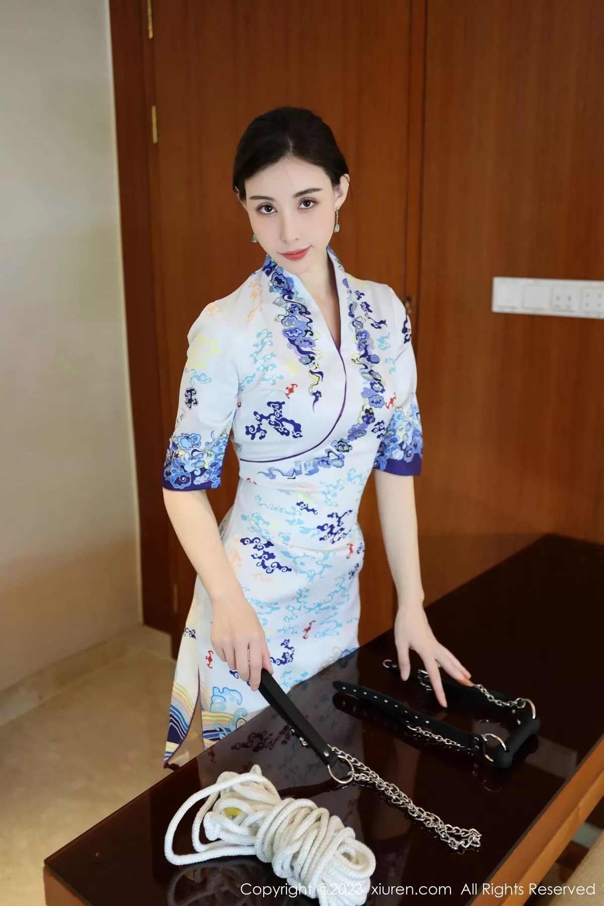 图片[8]-[XiuRen秀人网]第7479期曼柔写真-秀人集