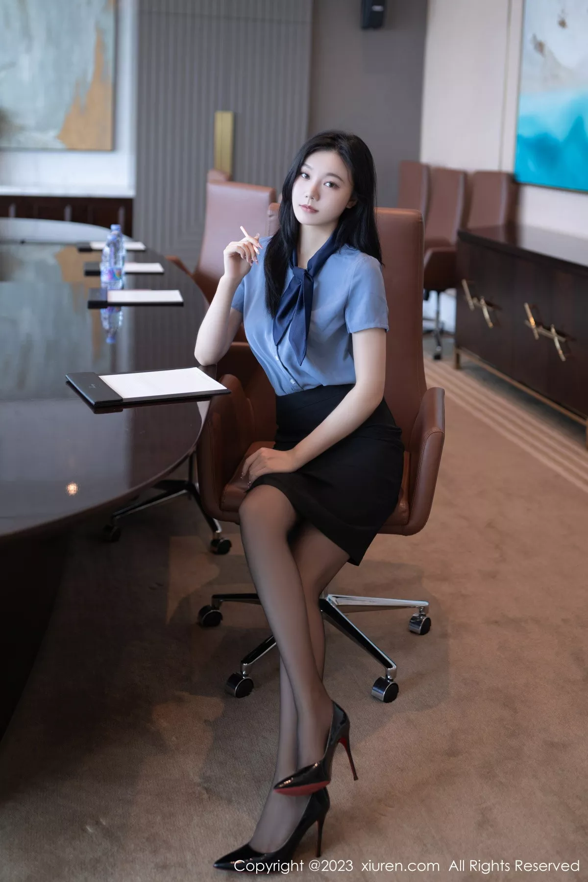 图片[4]-[XiuRen秀人网]第7409期安然写真-秀人集