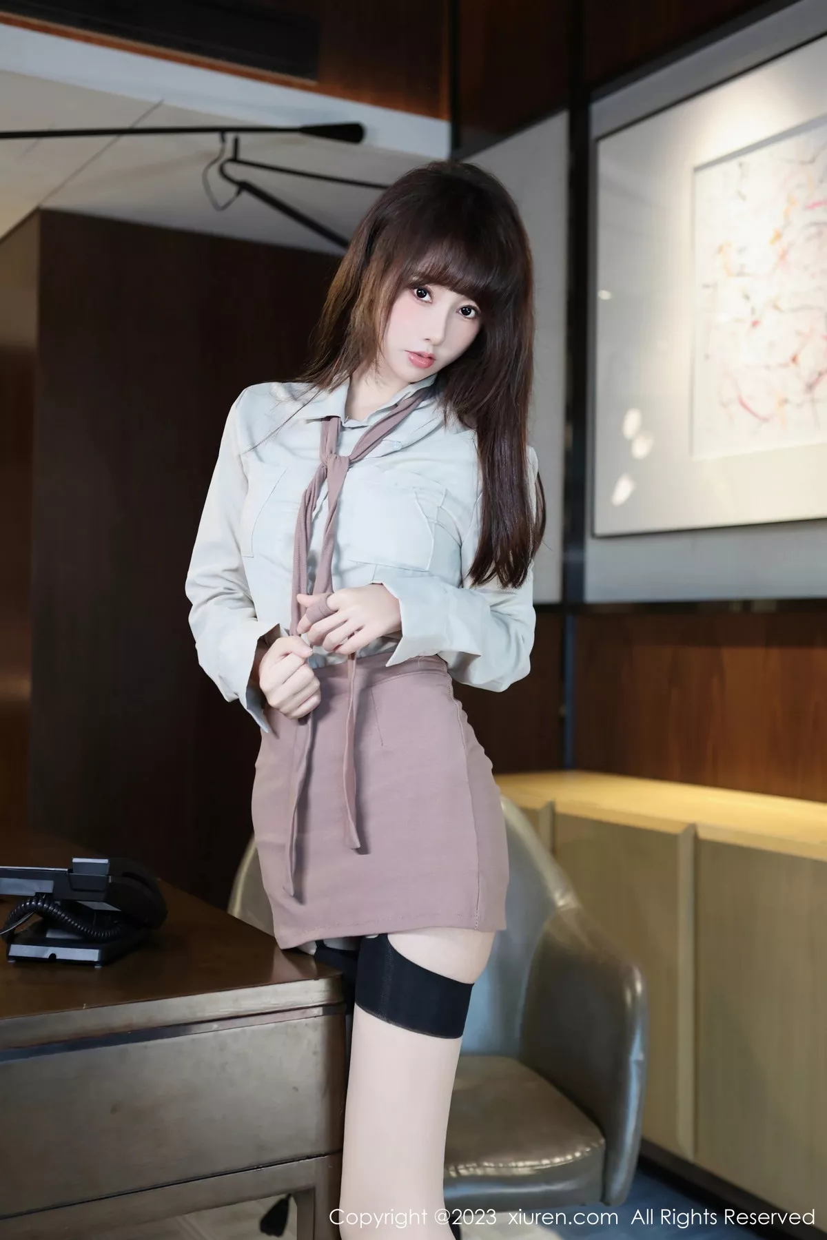 图片[8]-[XiuRen秀人网]第7643期白笑笑写真-秀人集