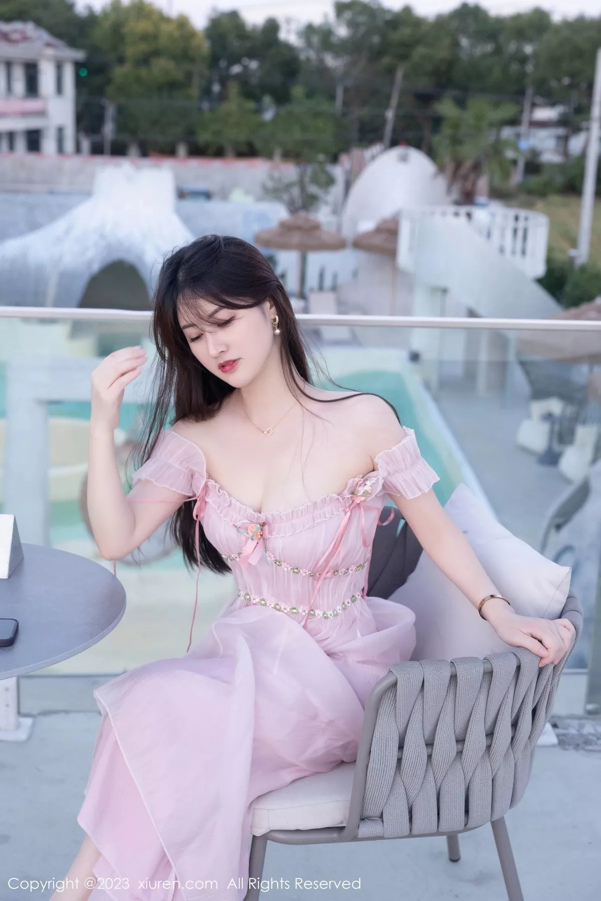 图片[3]-[XiuRen秀人网]第7666期诗诗写真-秀人集