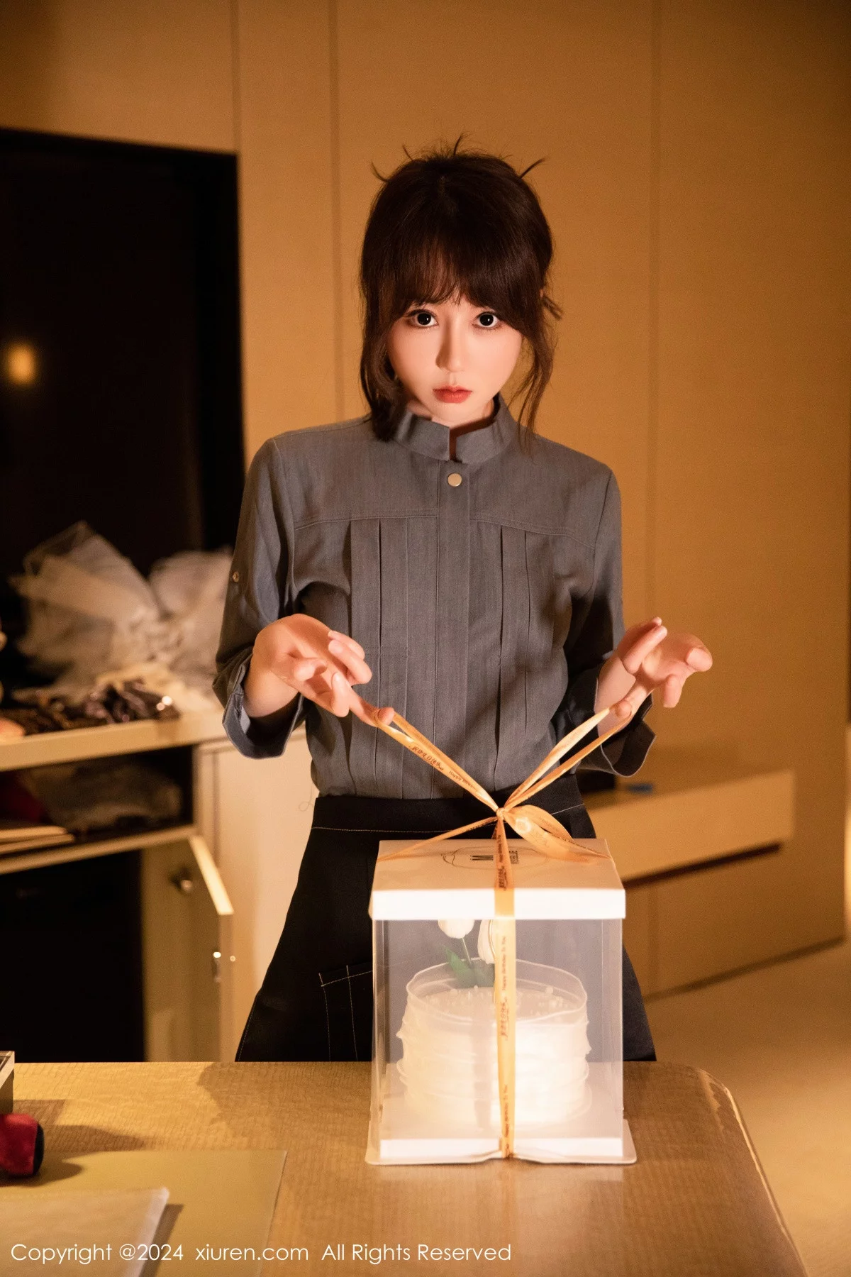 图片[13]-[XiuRen秀人网]第7953期金tiao写真-秀人集