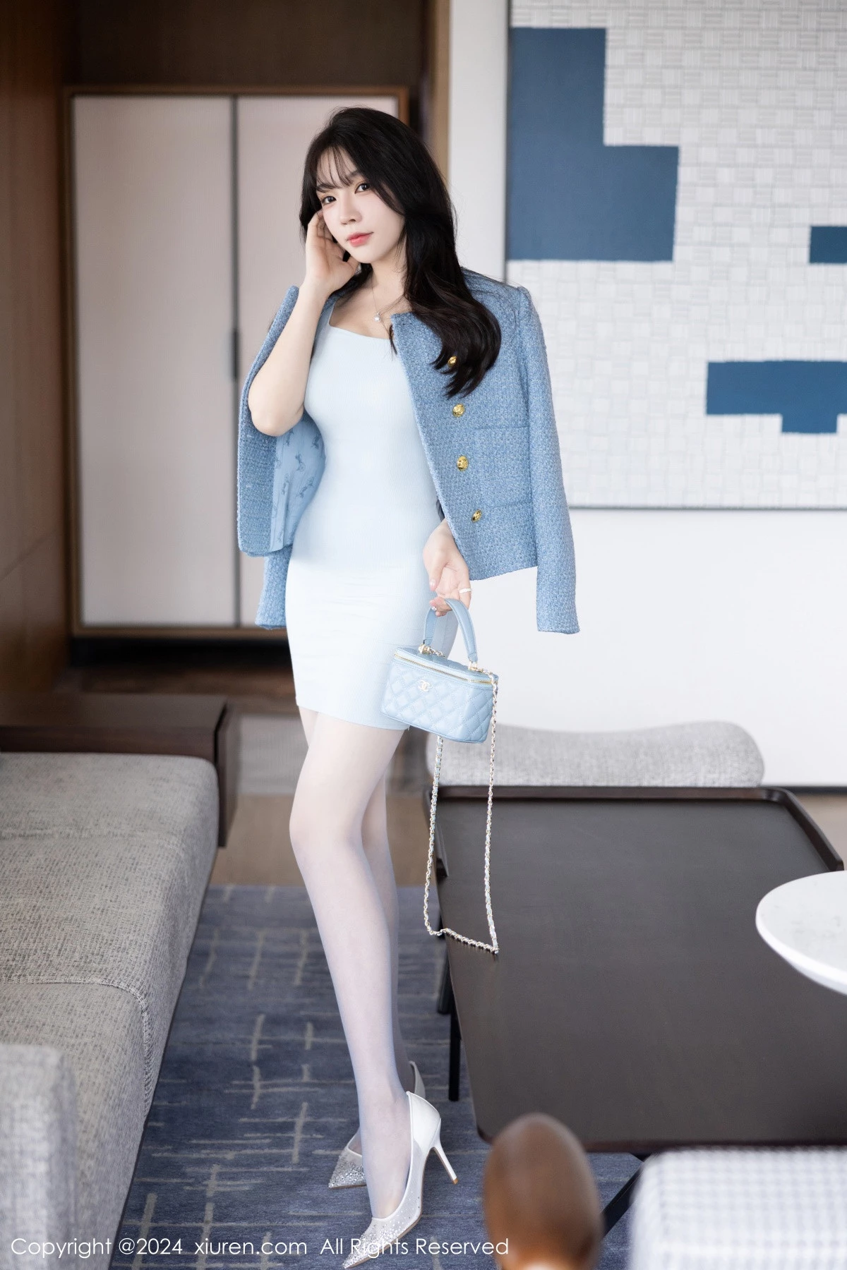 图片[2]-[XiuRen秀人网]第7976期徐莉芝写真-秀人集