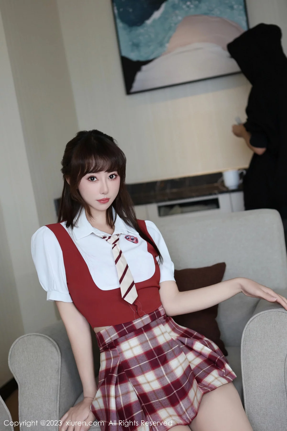 图片[15]-[XiuRen秀人网]第7851期金tiao写真-秀人集