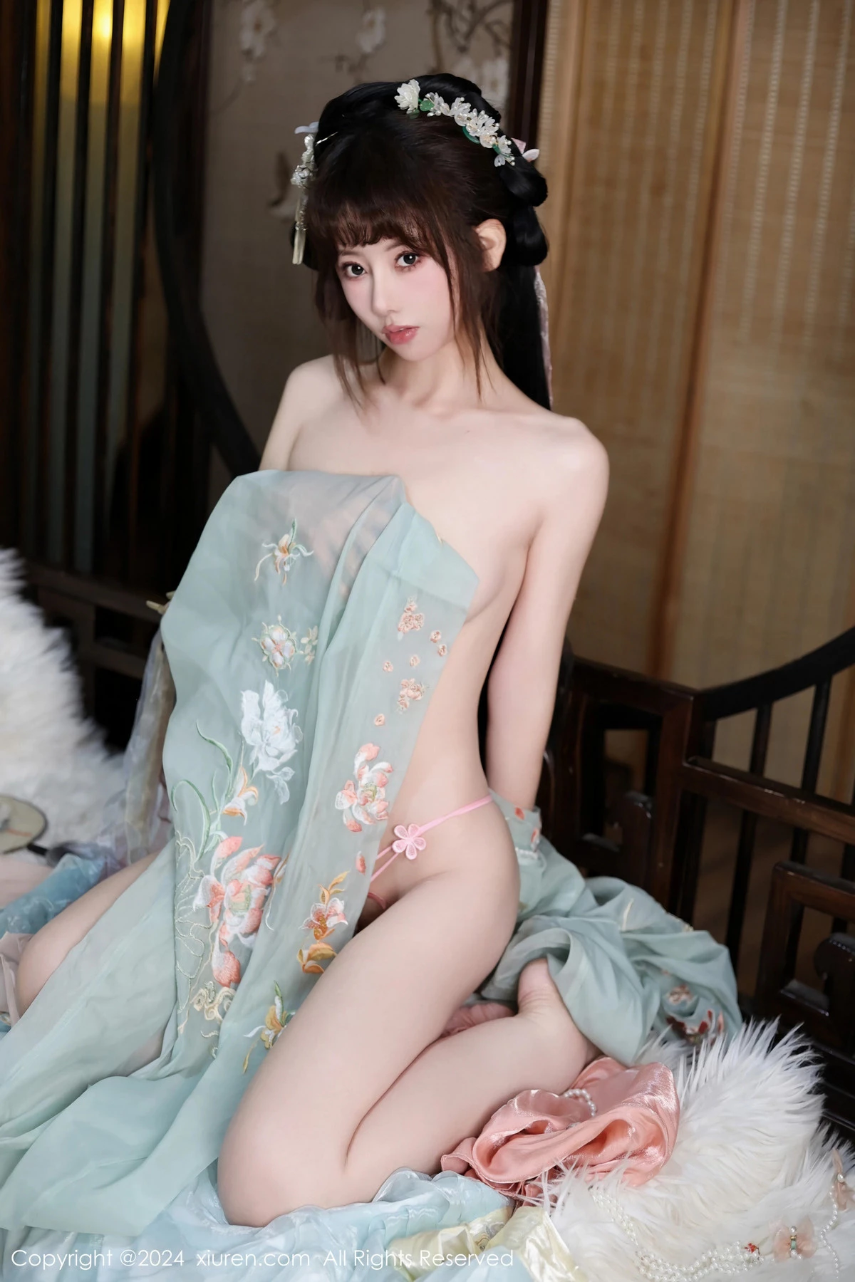 图片[46]-[XiuRen秀人网]第7989期金tiao写真-秀人集