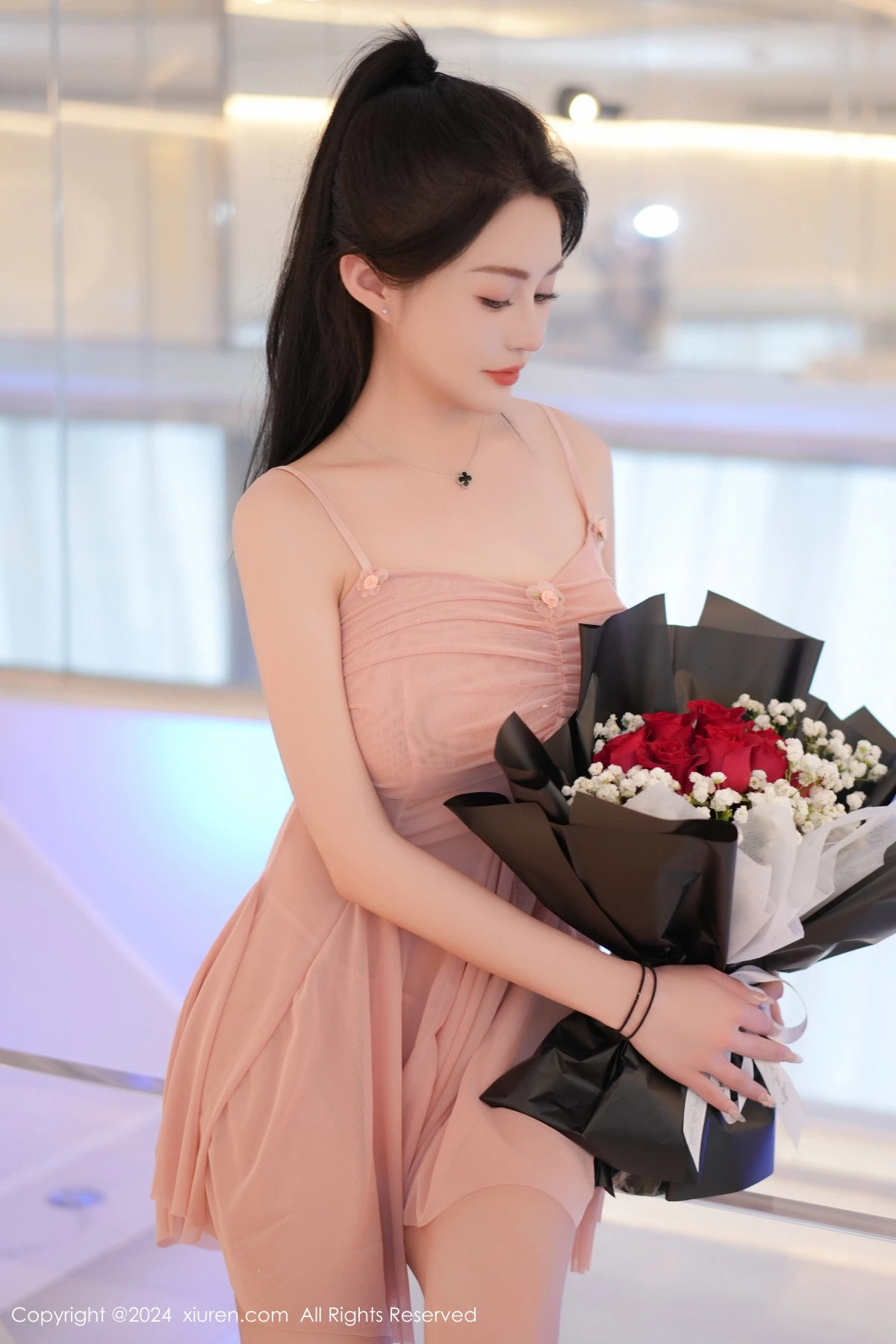 图片[2]-[XiuRen秀人网]第8395期林幼一写真-秀人集