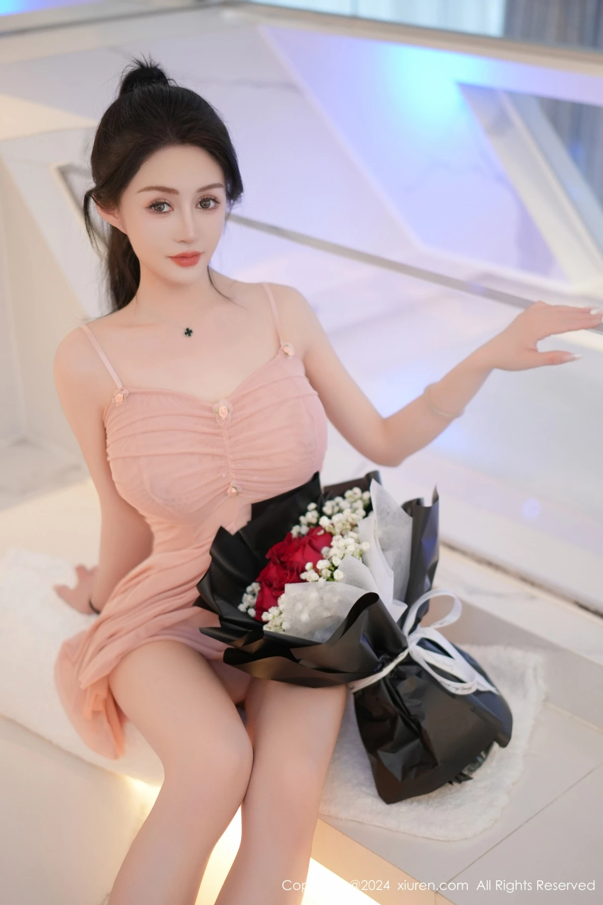 图片[4]-[XiuRen秀人网]第8395期林幼一写真-秀人集