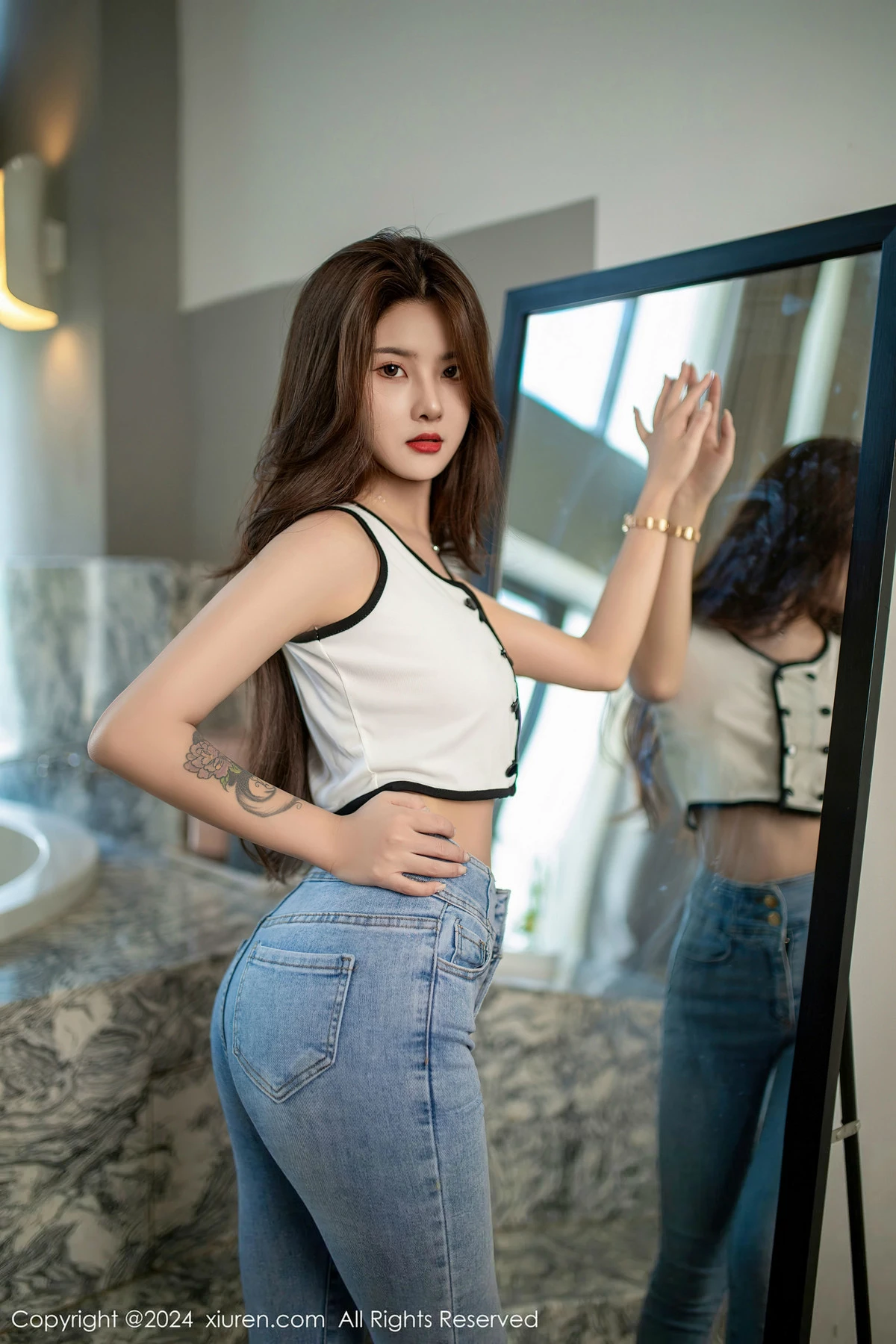 图片[6]-[XiuRen秀人网]第8410期仙女爱自由写真-秀人集