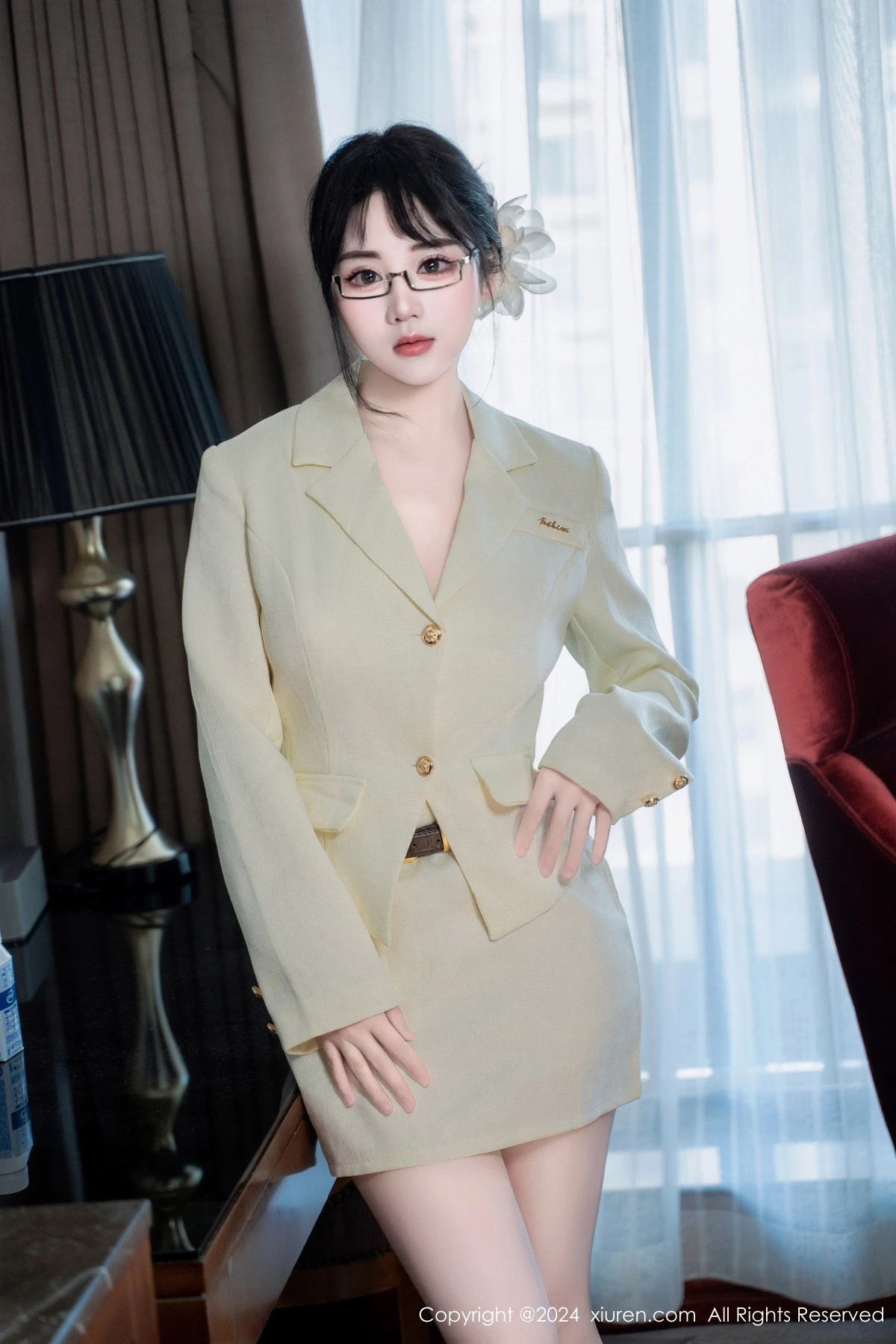 图片[8]-[XiuRen秀人网]第8717期汐汐爱吃草莓写真-秀人集