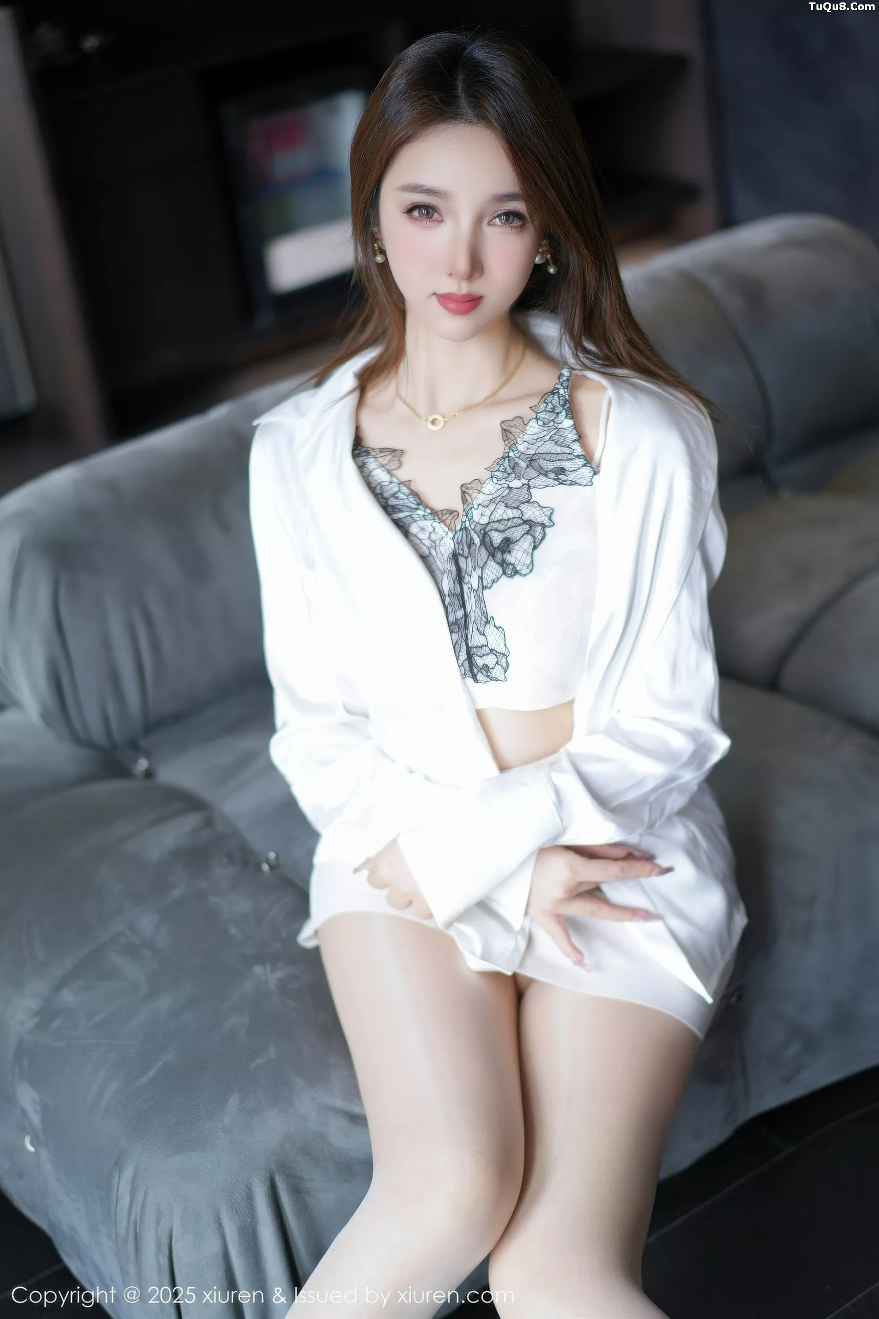 秀人集.com_[XiuRen秀人网]No.10872_模特桃桃·夭夭twins白色蕾丝内衣配超薄肉丝秀曼妙身姿诱惑写真60P