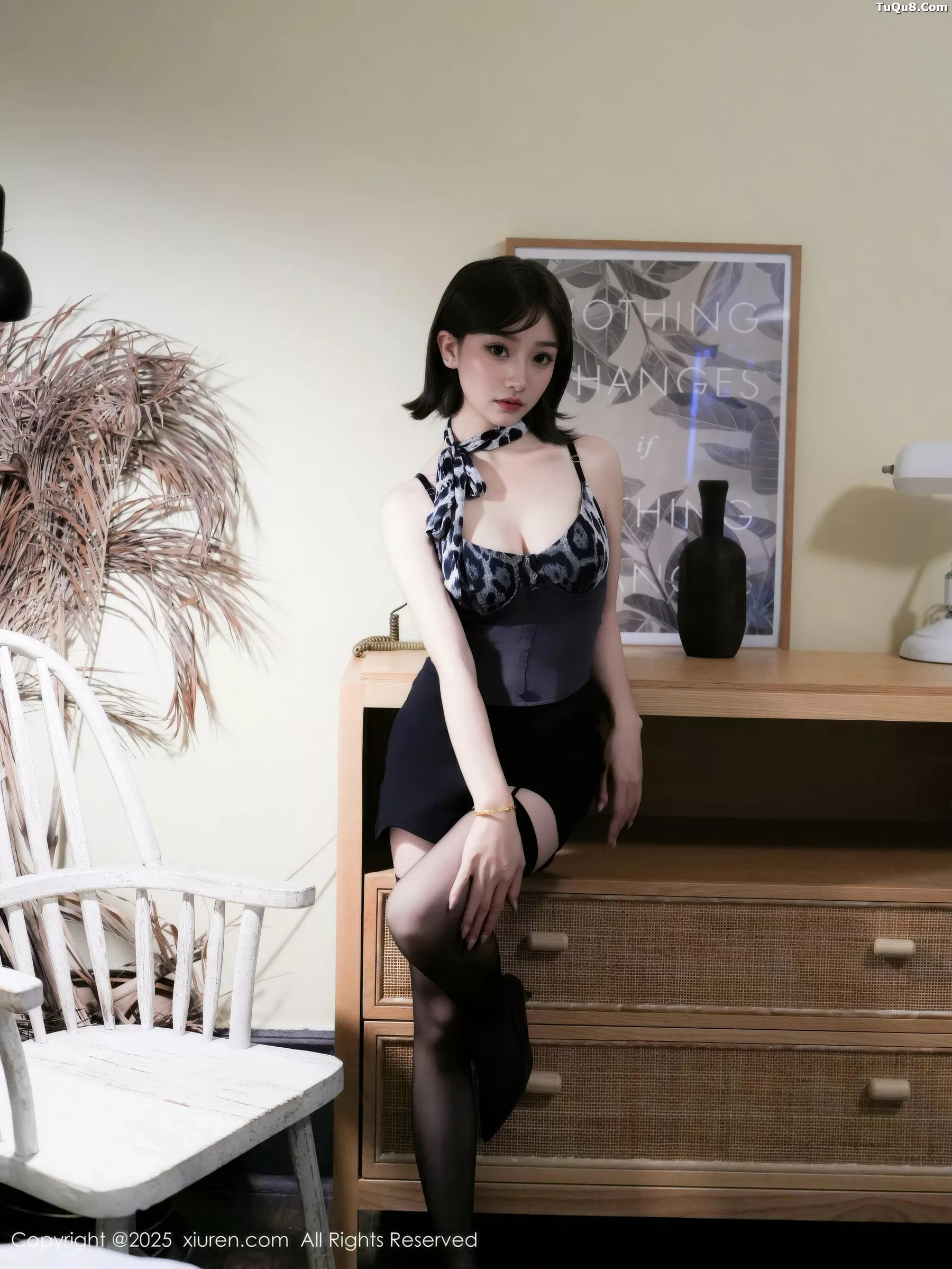 秀人集.com_[XiuRen秀人网]No.10874_新人模特Annie_baby性感豹纹吊带配超薄黑丝秀凹凸身材诱惑写真46P