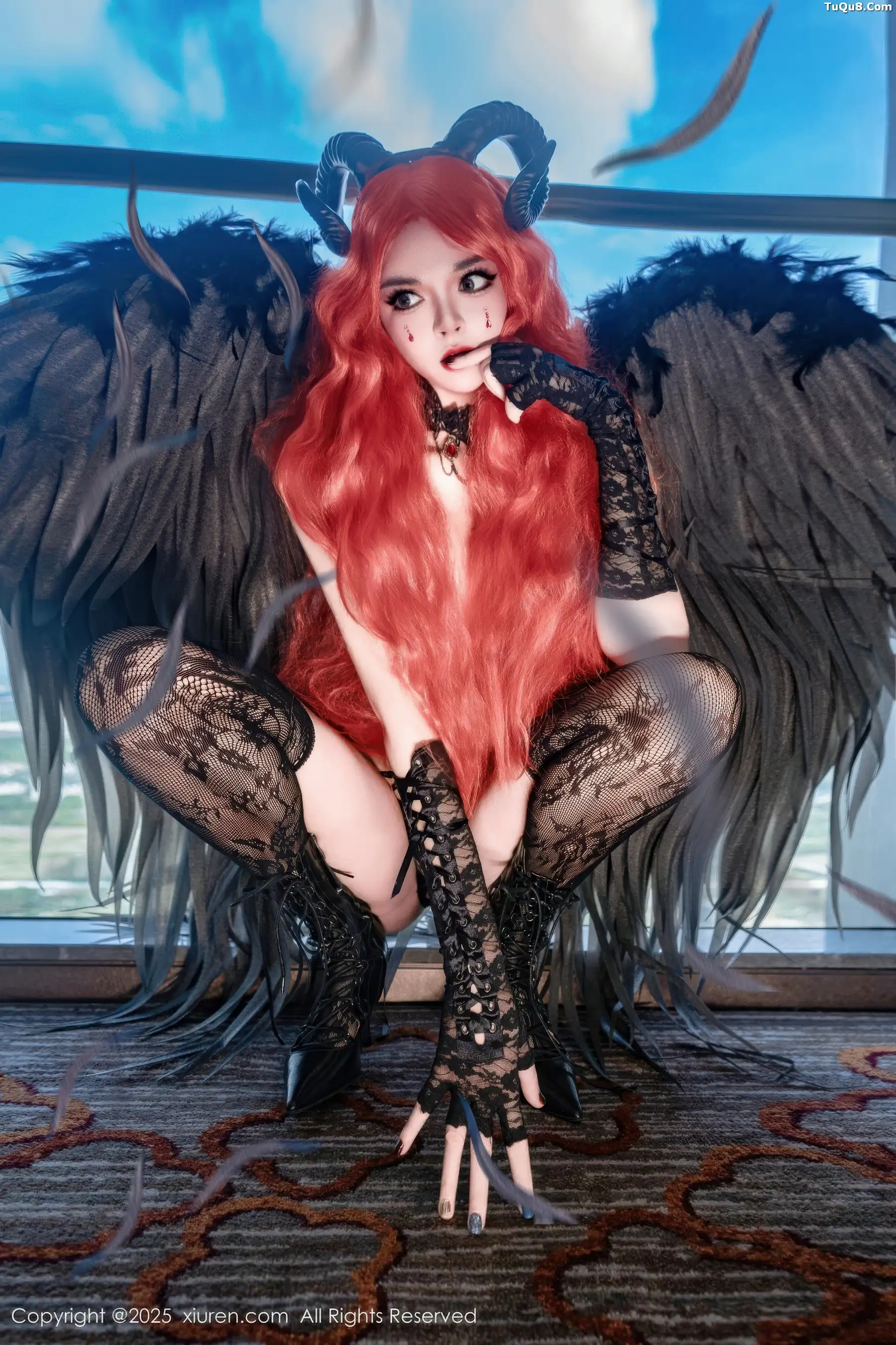 秀人集.com_[XiuRen秀人网]No.10994_模特伊丽莎有点白性感黑色蕾丝内衣配黑丝吊袜秀惹火身材诱惑写真66P