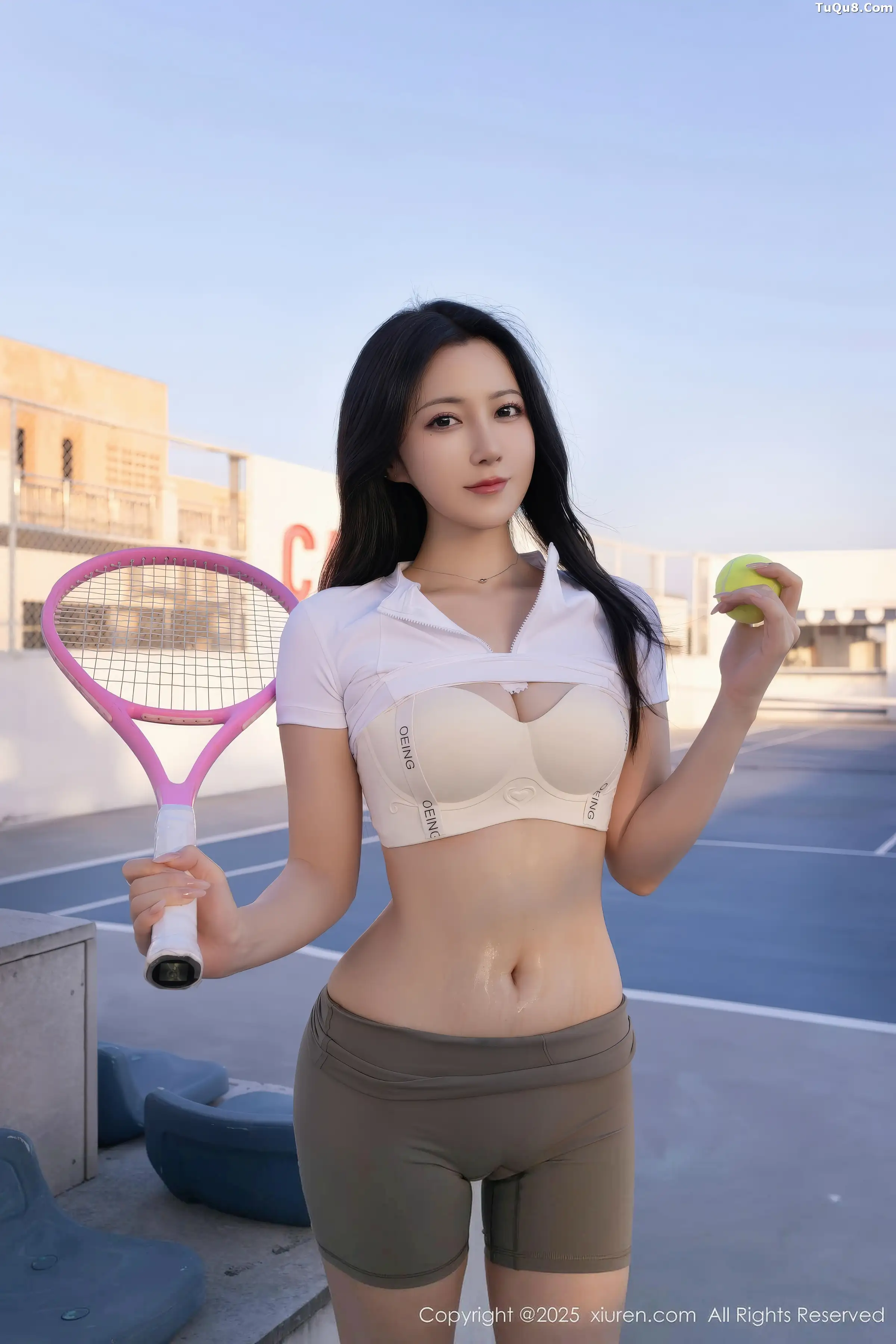 秀人集.com_[XiuRen秀人网]No.11106_模特鱼子酱Fish网球场景性感紧身运动服饰秀完美身材诱惑写真78P